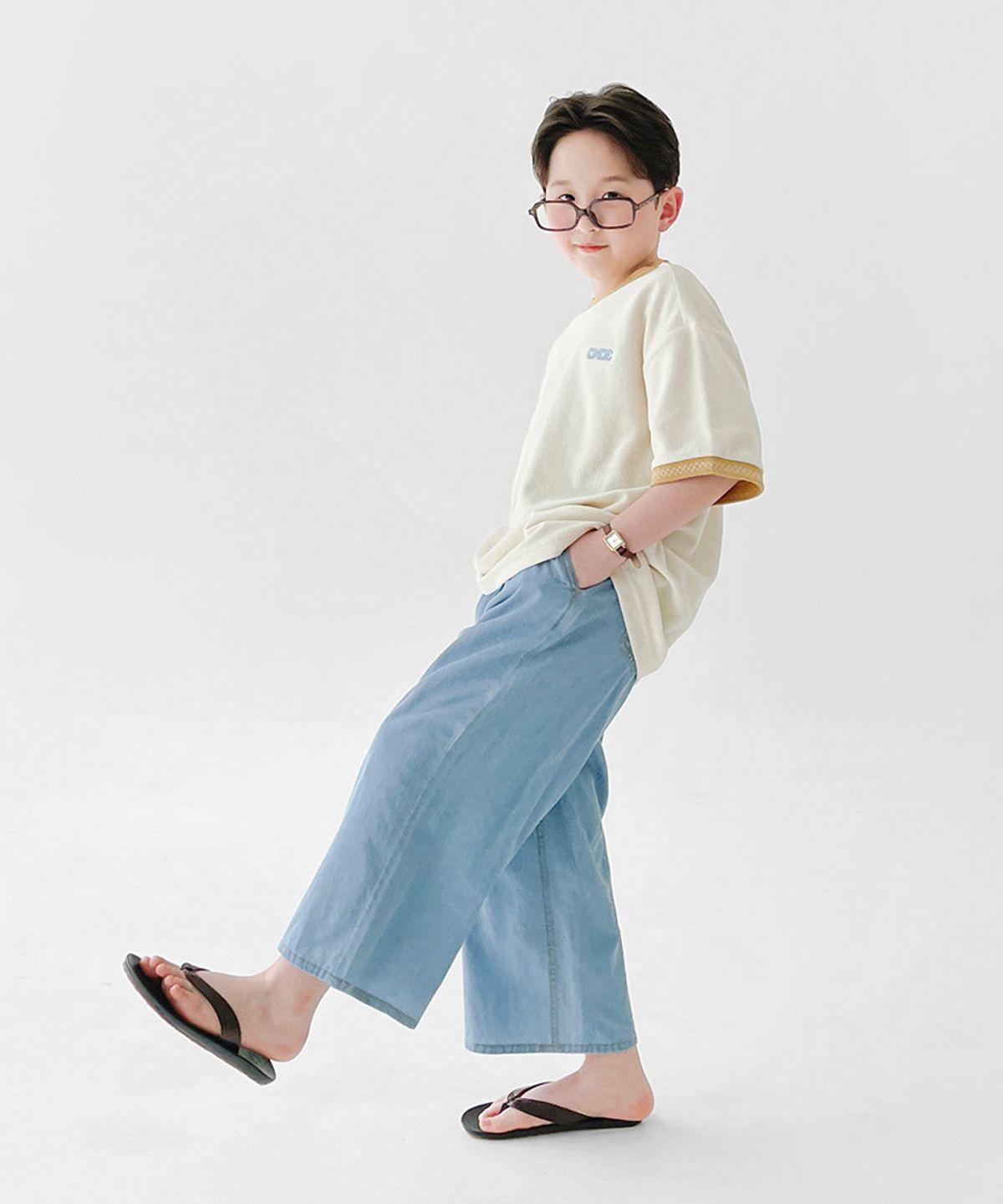 베리클로젯(BERRYCLOSET) 블루밍 오션 데님 팬츠