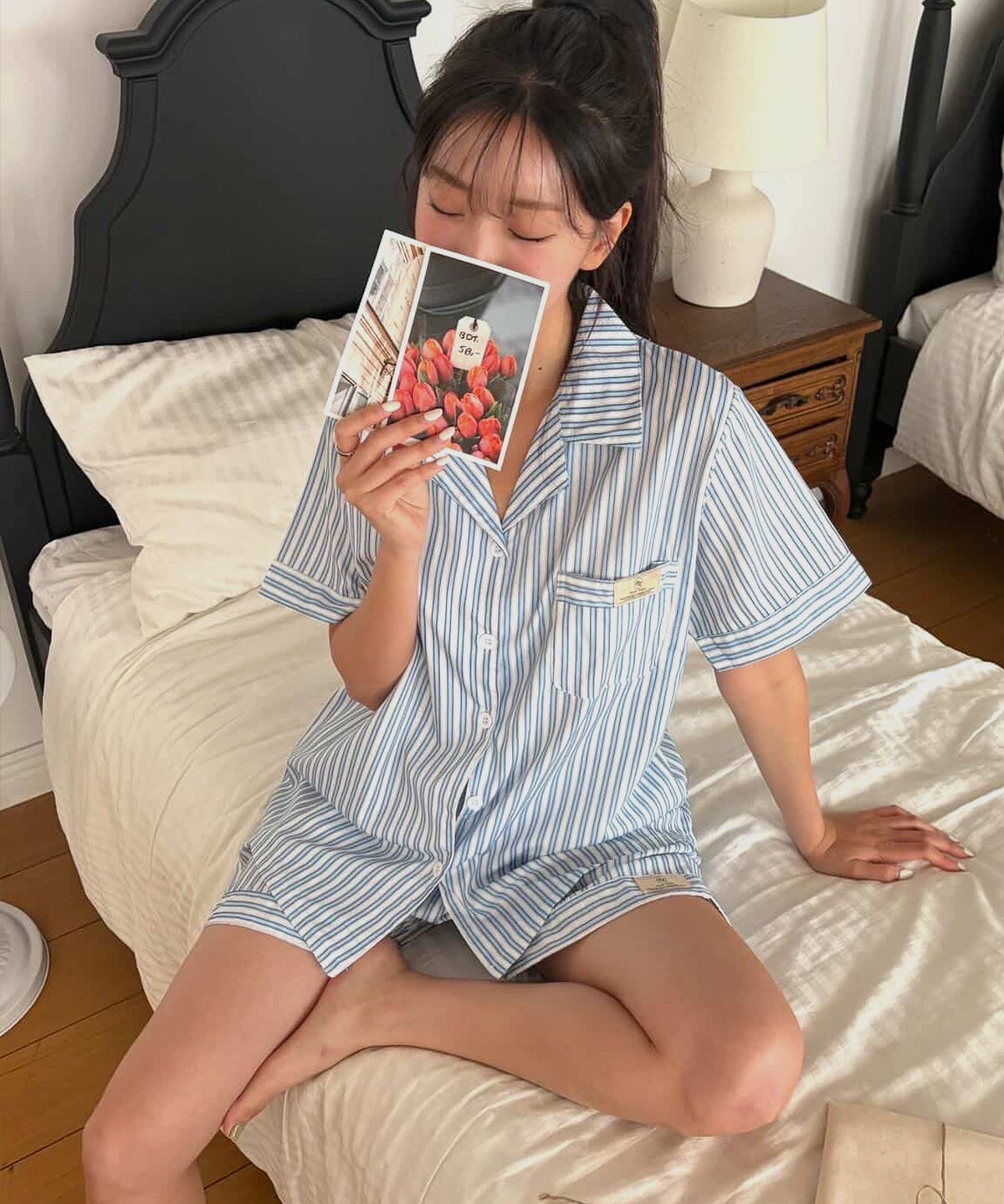 핑크존(PINKZONE) [SET] 26SS 남녀공용 반팔 파자마 상하의 세트 균일가 27종 모음전