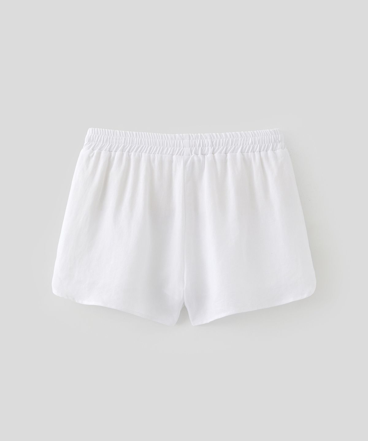 로우넬라인(LOW NELLINE) POSITANO TENCEL LINEN SHORTS_WHITE
