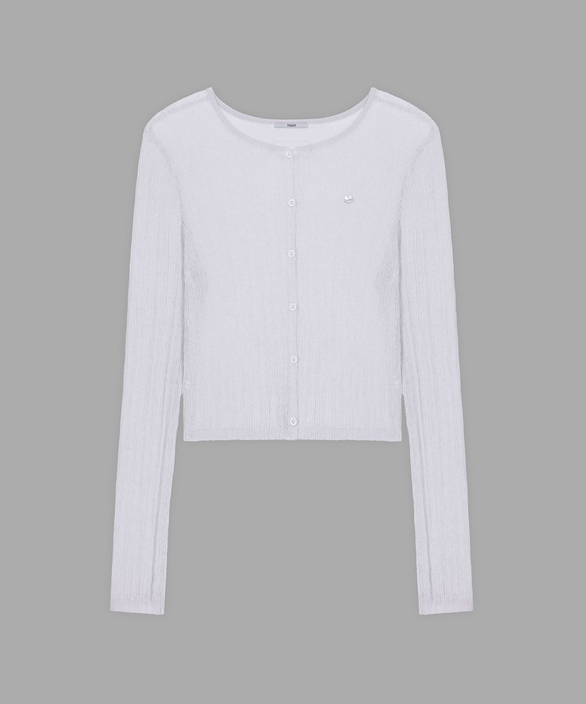 헤인트(HAINT) SERA SOFT RIBBED CARDIGAN 4COL_IVORYGRAYLIGHT BLUEMELON