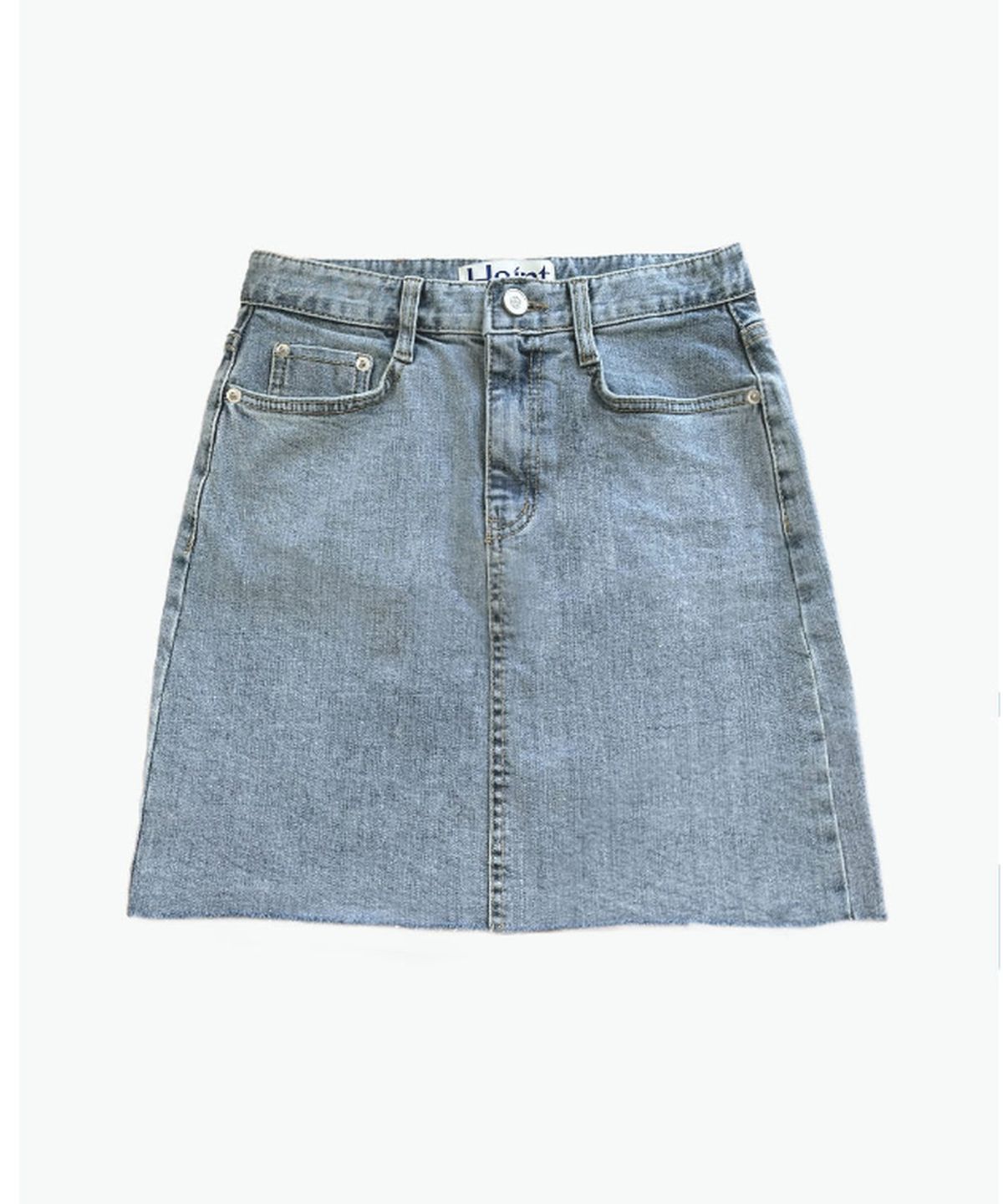 헤인트(HAINT) SKY WASHED DENIM SKIRT_BLUE