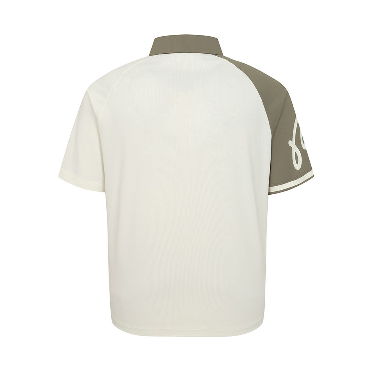말본 골프(MALBON GOLF) 소매배색 폴로 티셔츠 KHAKI (MAN)