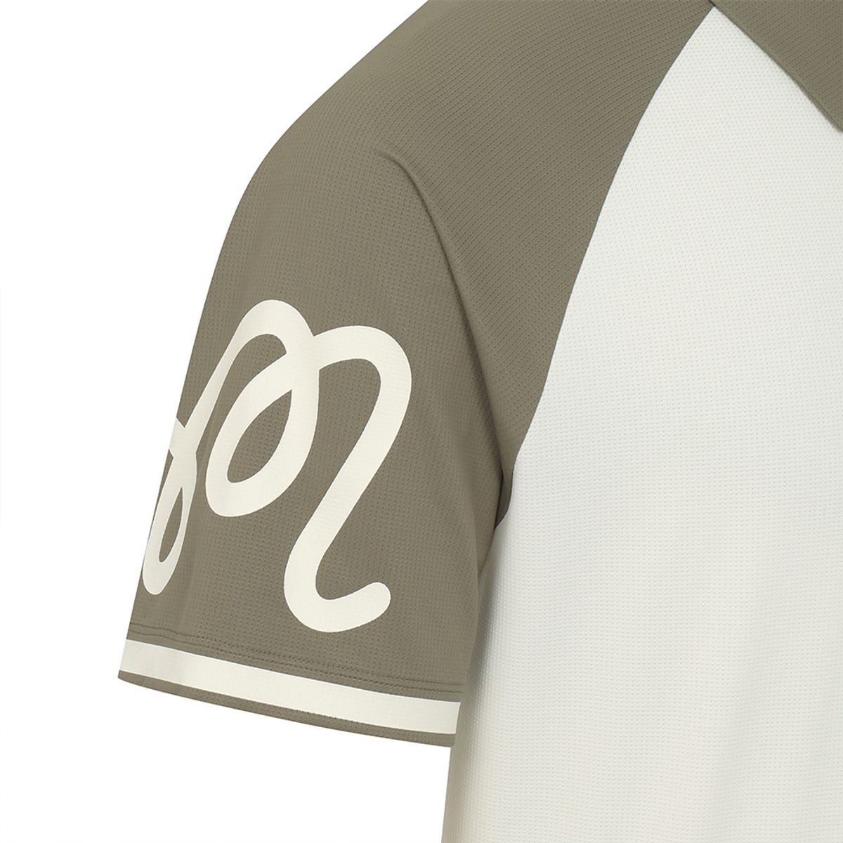 말본 골프(MALBON GOLF) 소매배색 폴로 티셔츠 KHAKI (MAN)