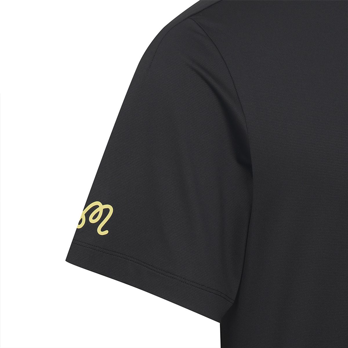 말본 골프(MALBON GOLF) 등판 버킷포인트 모크넥 티셔츠 BLACK (MAN)