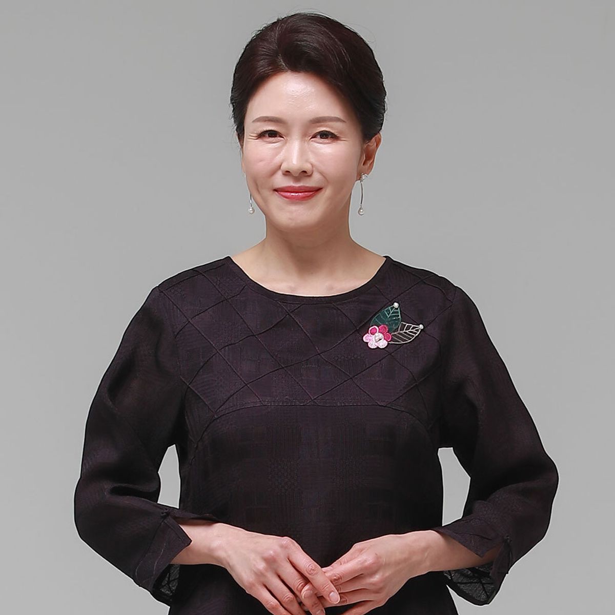 하랑한복(HARANG HANBOK) 자연드리 여름 여성 인견 원피스 보라