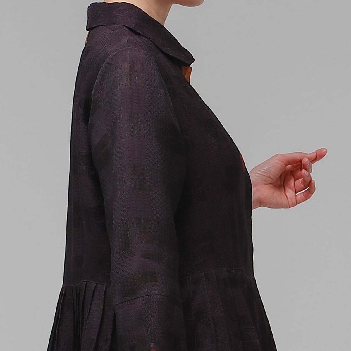 하랑한복(HARANG HANBOK) 정갈드리 여름 여성 인견 원피스 보라