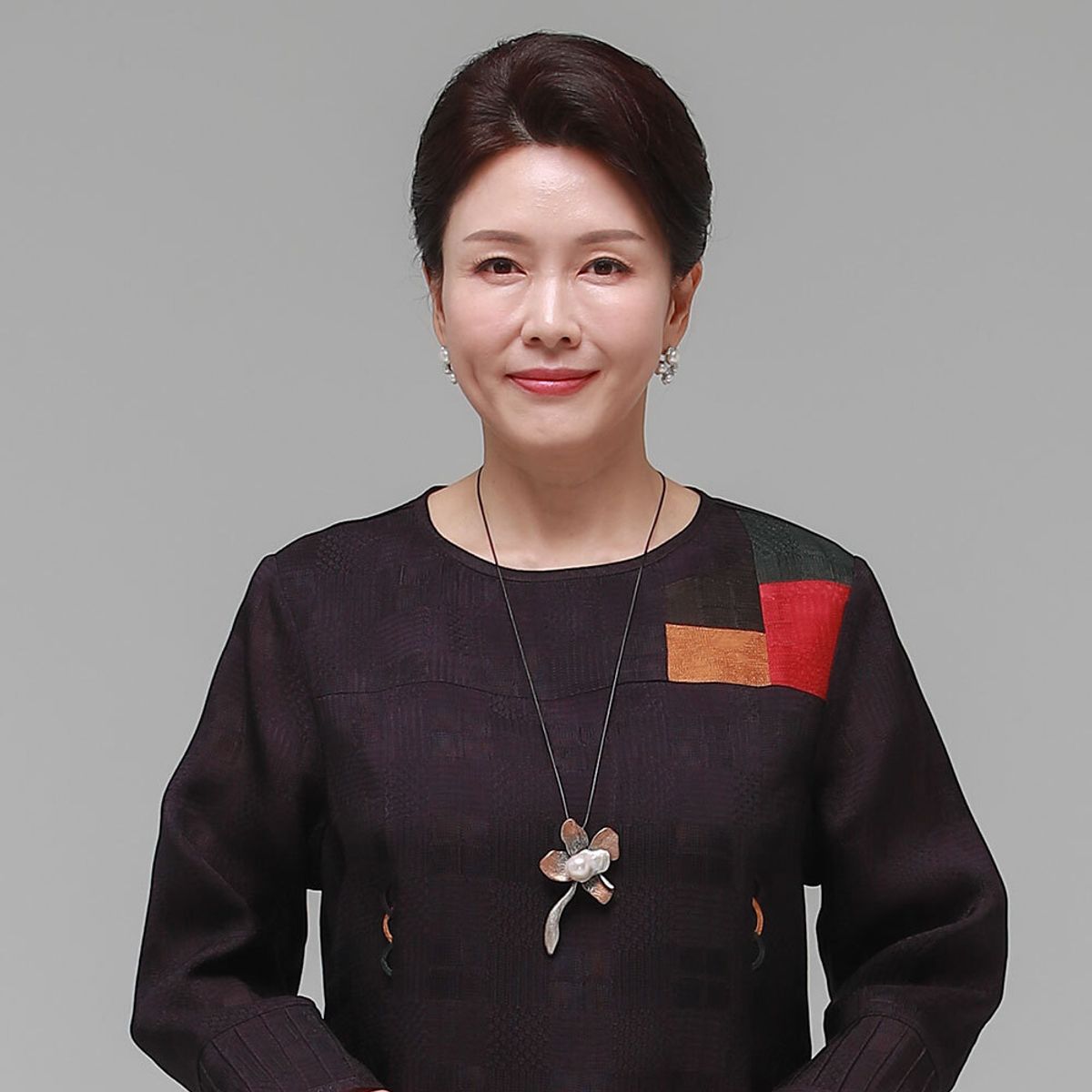 하랑한복(HARANG HANBOK) 다래드리 여름 여성 인견 원피스 브라운