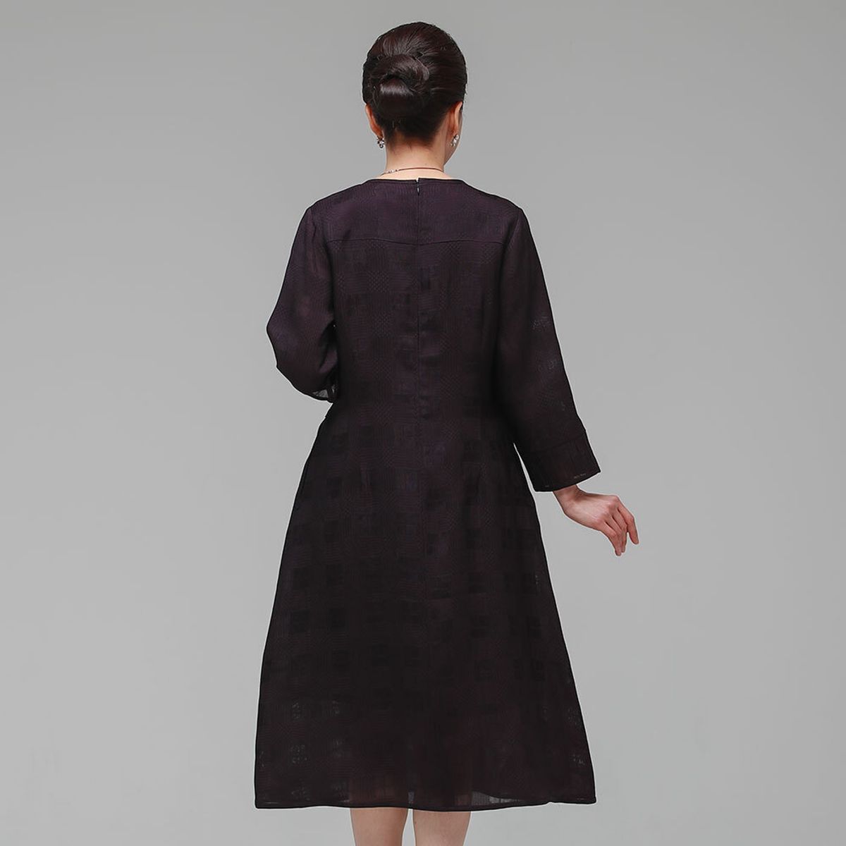 하랑한복(HARANG HANBOK) 다래드리 여름 여성 인견 원피스 보라