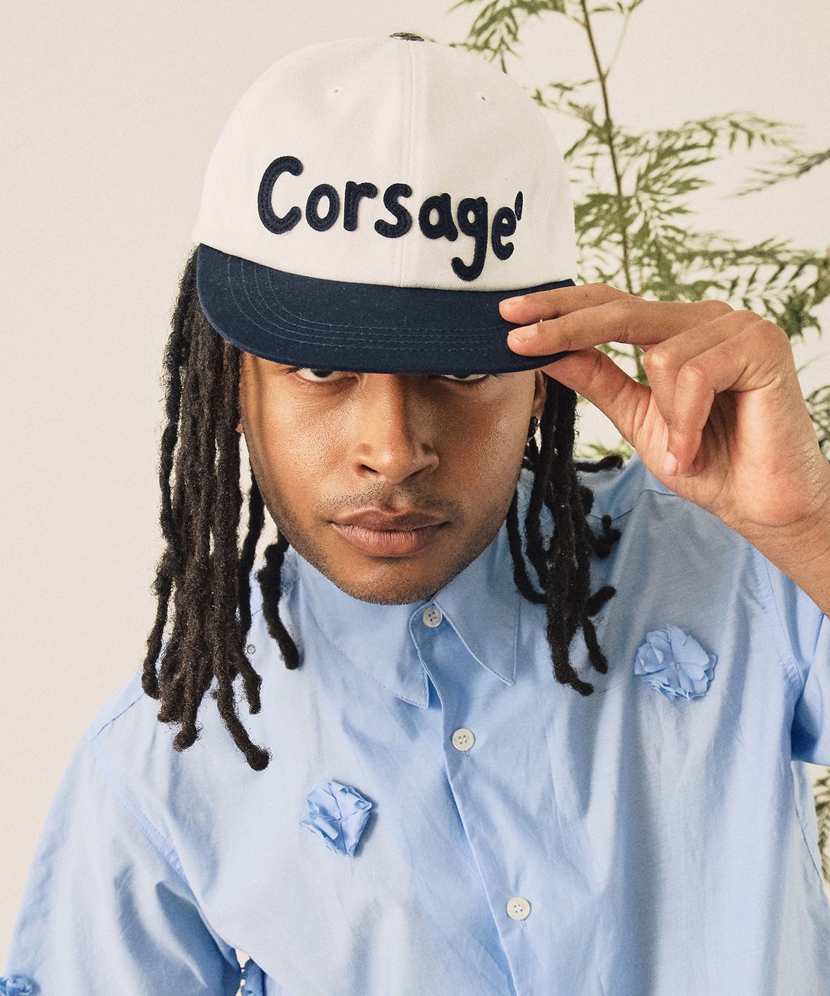 코사지(CORSAGE) 로고 와펜 와이드캡