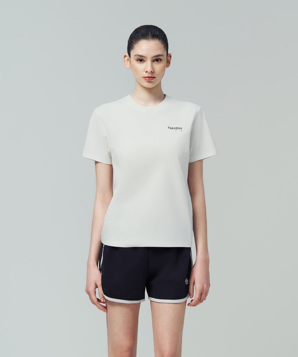 세르지오 타키니(SERGIO TACCHINI) U 그래픽 레귤러핏 티셔츠 (White)