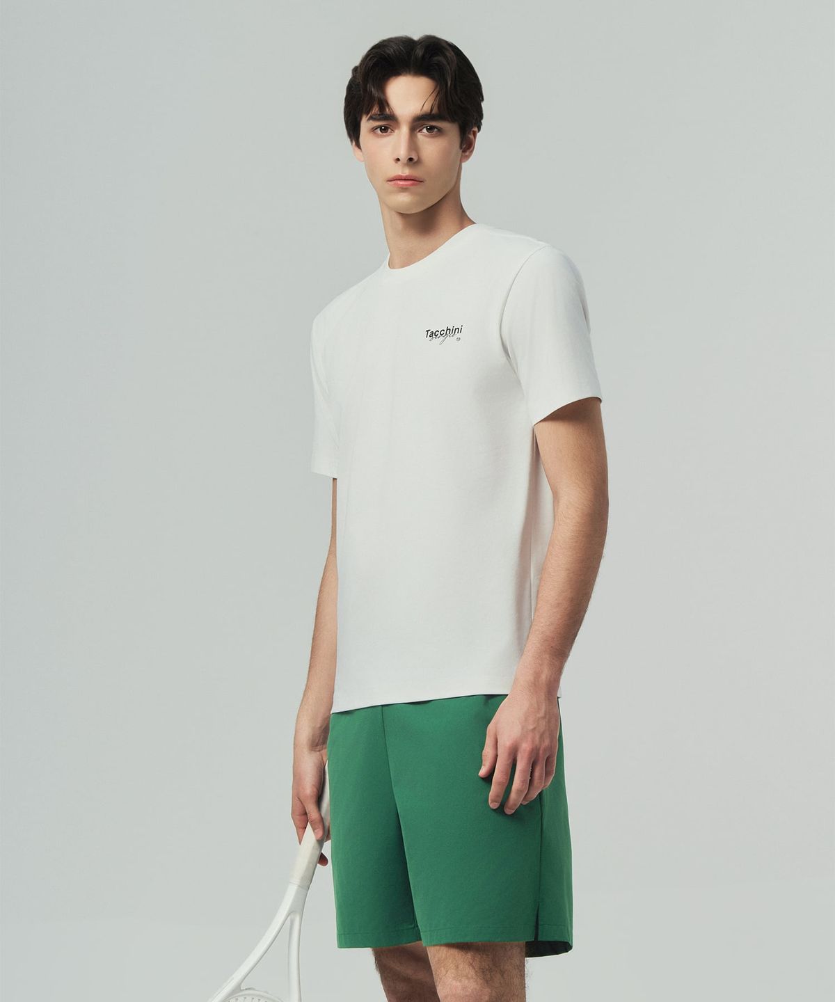 세르지오 타키니(SERGIO TACCHINI) U 그래픽 레귤러핏 티셔츠 (White)
