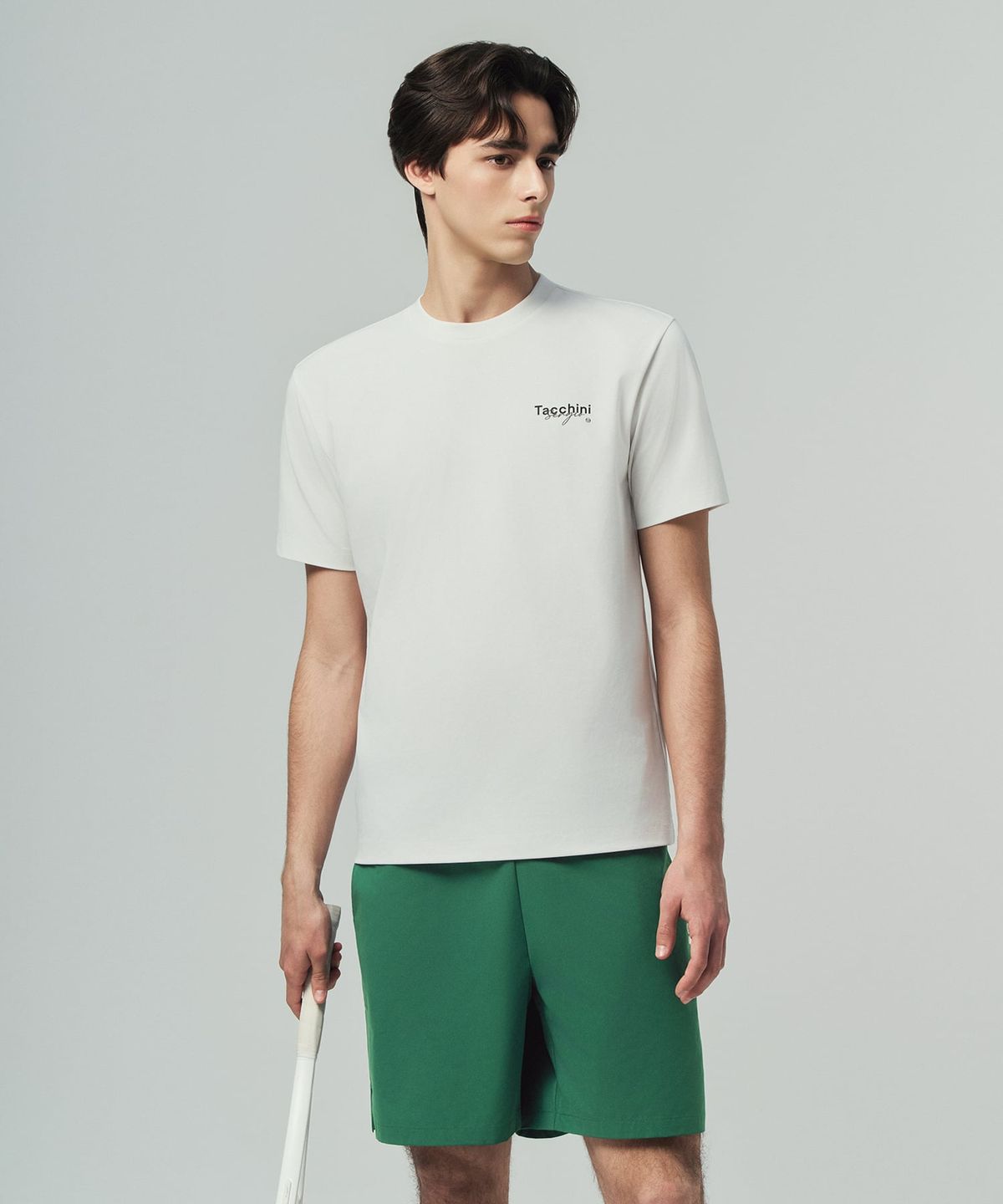 세르지오 타키니(SERGIO TACCHINI) U 그래픽 레귤러핏 티셔츠 (White)