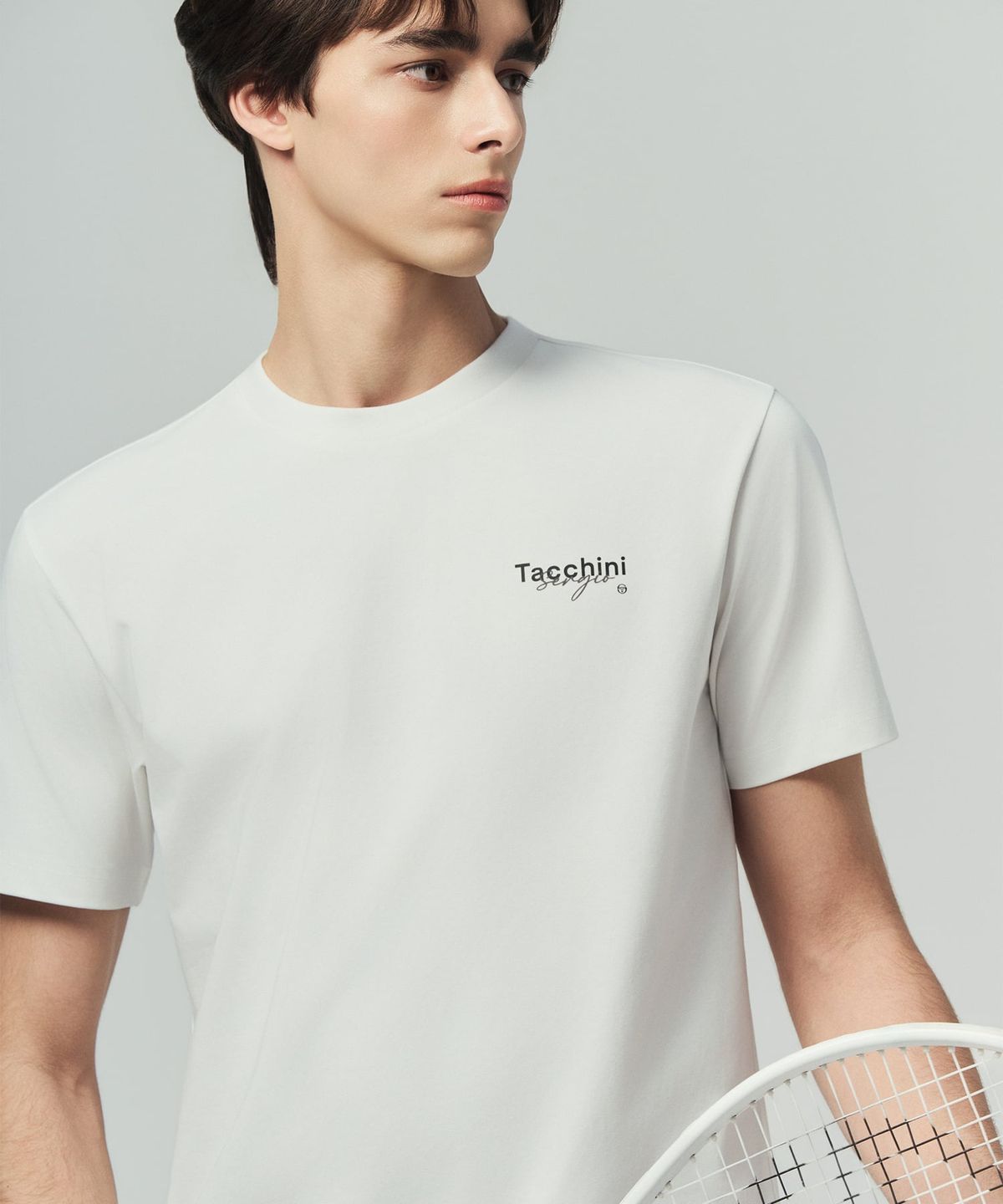 세르지오 타키니(SERGIO TACCHINI) U 그래픽 레귤러핏 티셔츠 (White)