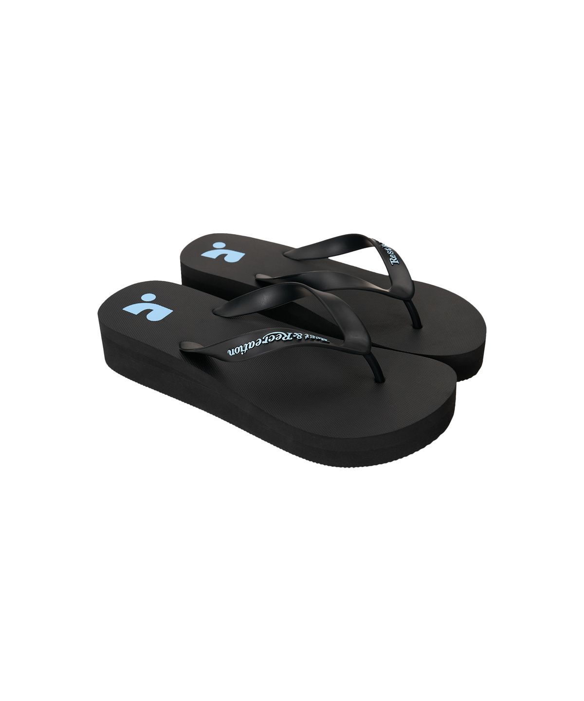 레스트앤레크레이션(REST&RECREATION) RR FLIP FLOP - BLACK