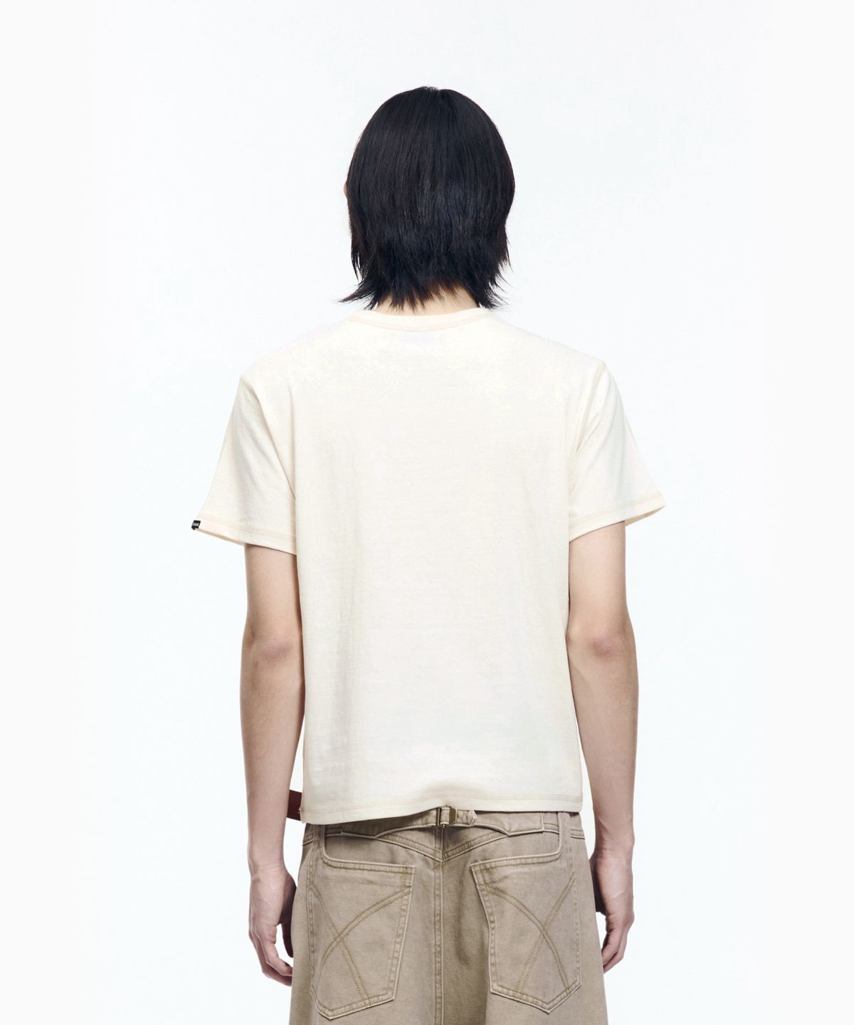 아캄(AAKAM) Big Patch CROS2 Half Top (Butter)