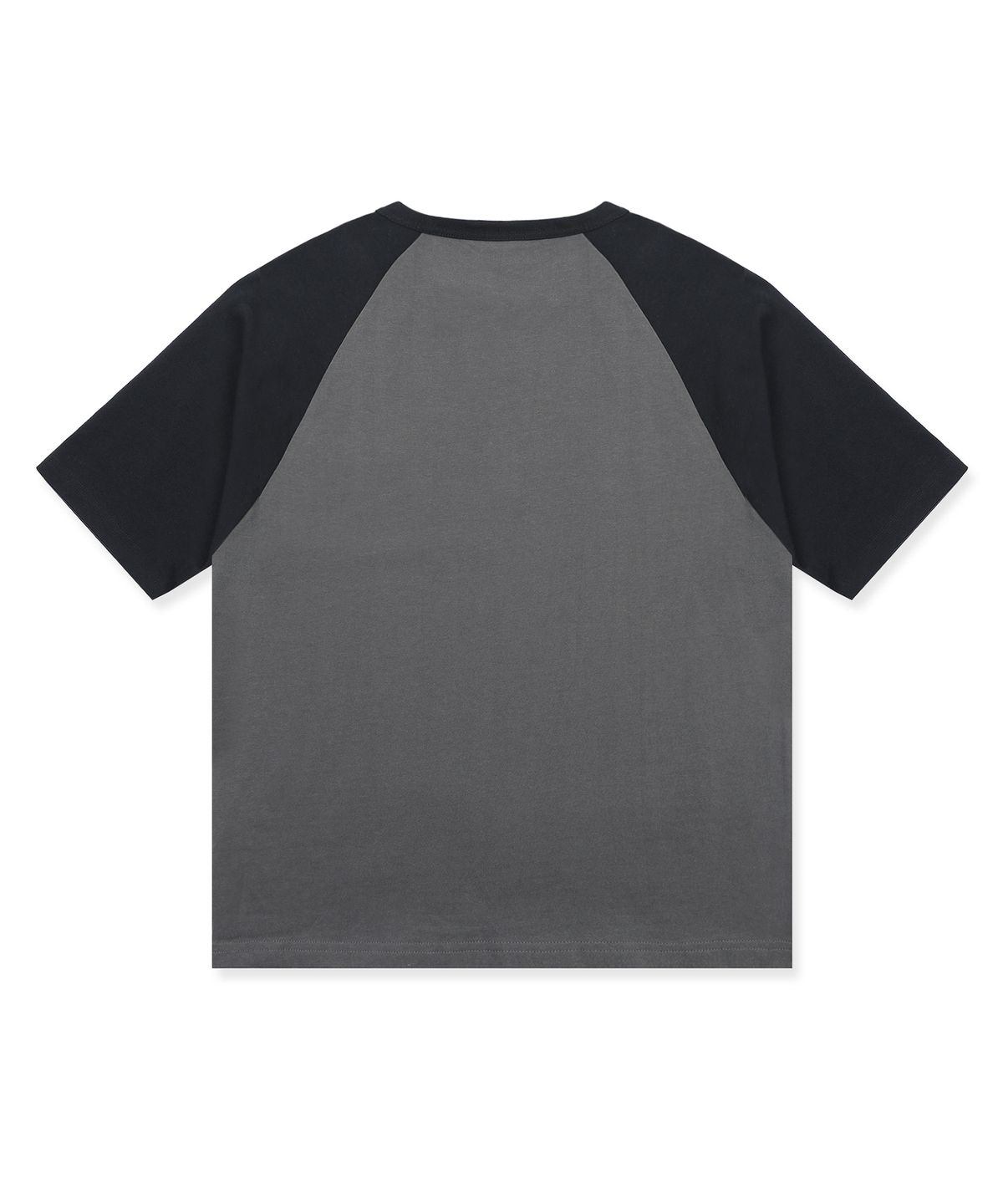 엑스톤즈(XTONZ) XTT160 E.C 헨리넥 래글런 티셔츠 (BLACK/CHARCOAL)