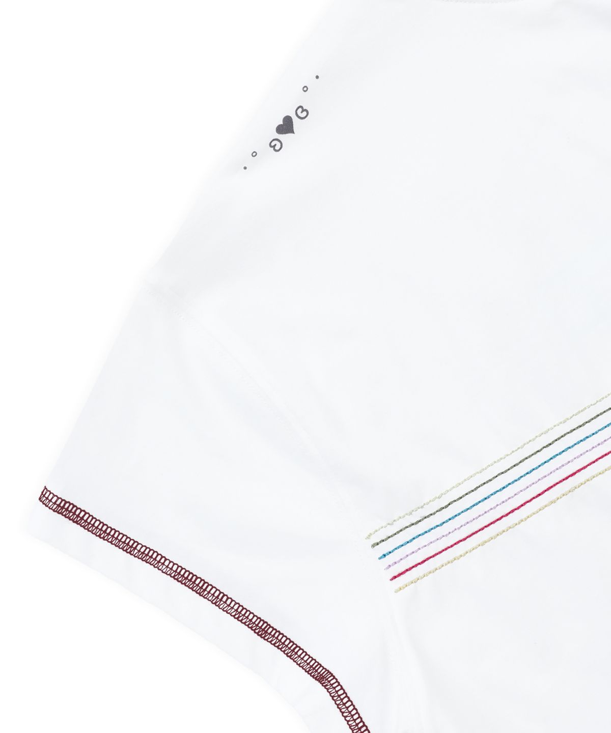 루나키후(RuNaKi'Hu') WXT104 찰나의 행복 조각 티셔츠 (WHITE)