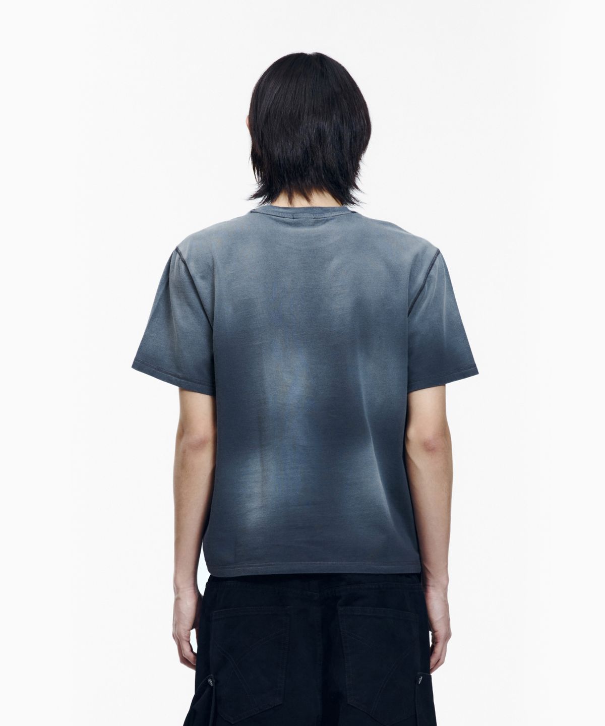 아캄(AAKAM) Dust Fade CROS2 Half Top (Blue)
