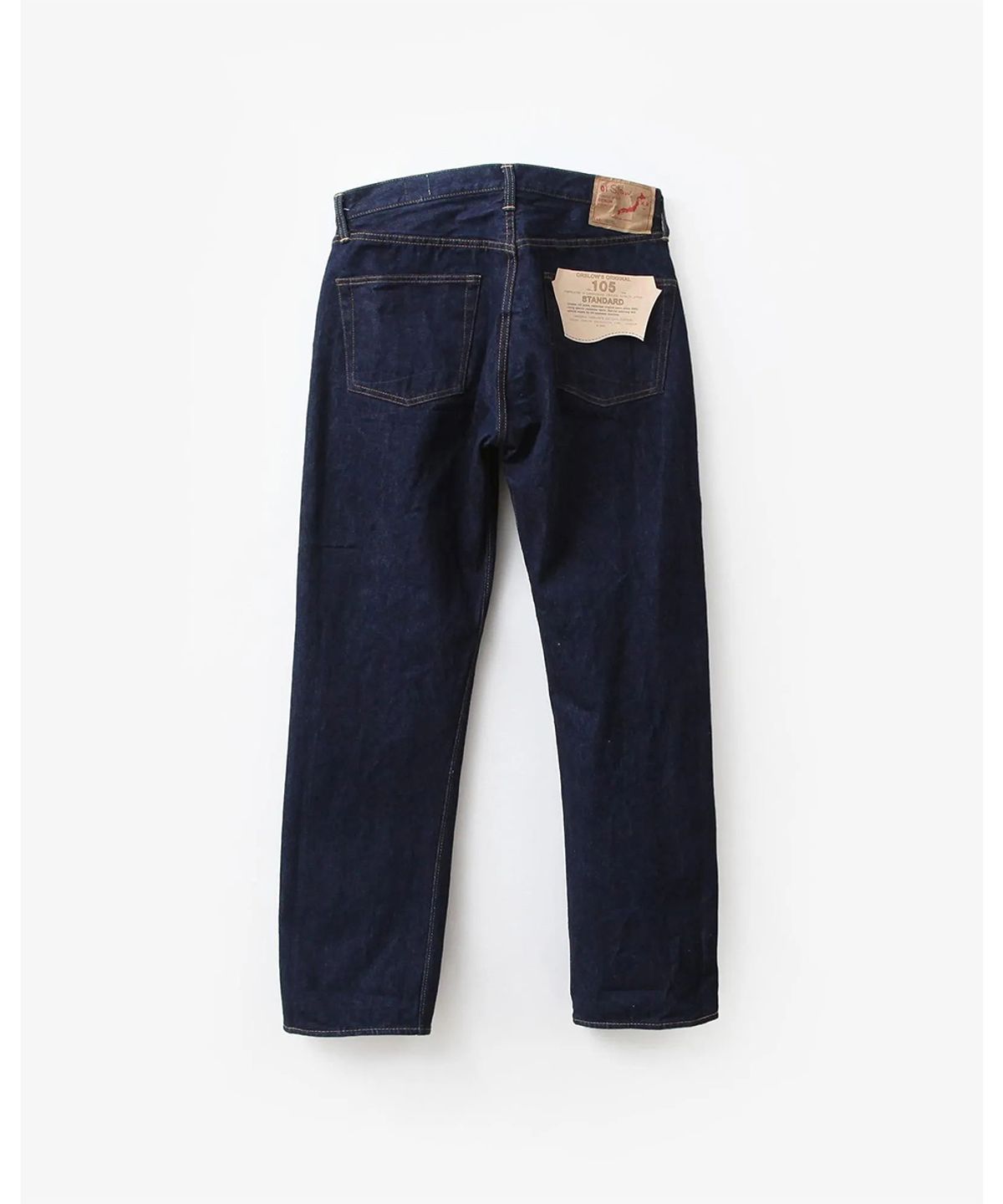 오어슬로우(ORSLOW) 105 STANDARD SELVEDGE DENIM - ONE WASH