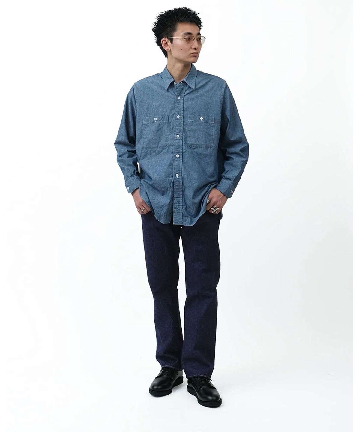 오어슬로우(ORSLOW) 105 STANDARD SELVEDGE DENIM - ONE WASH