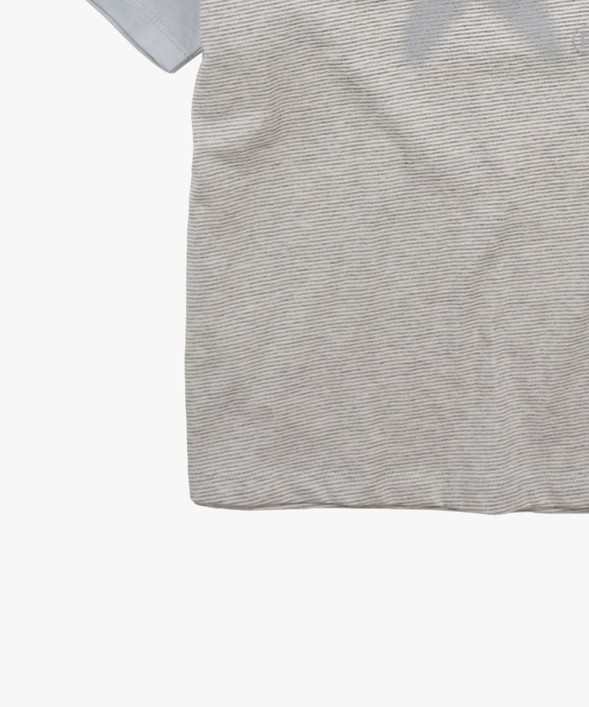 리오므(RIOMEU) 스타피쉬 스트라이프 래글런 티셔츠_Gray