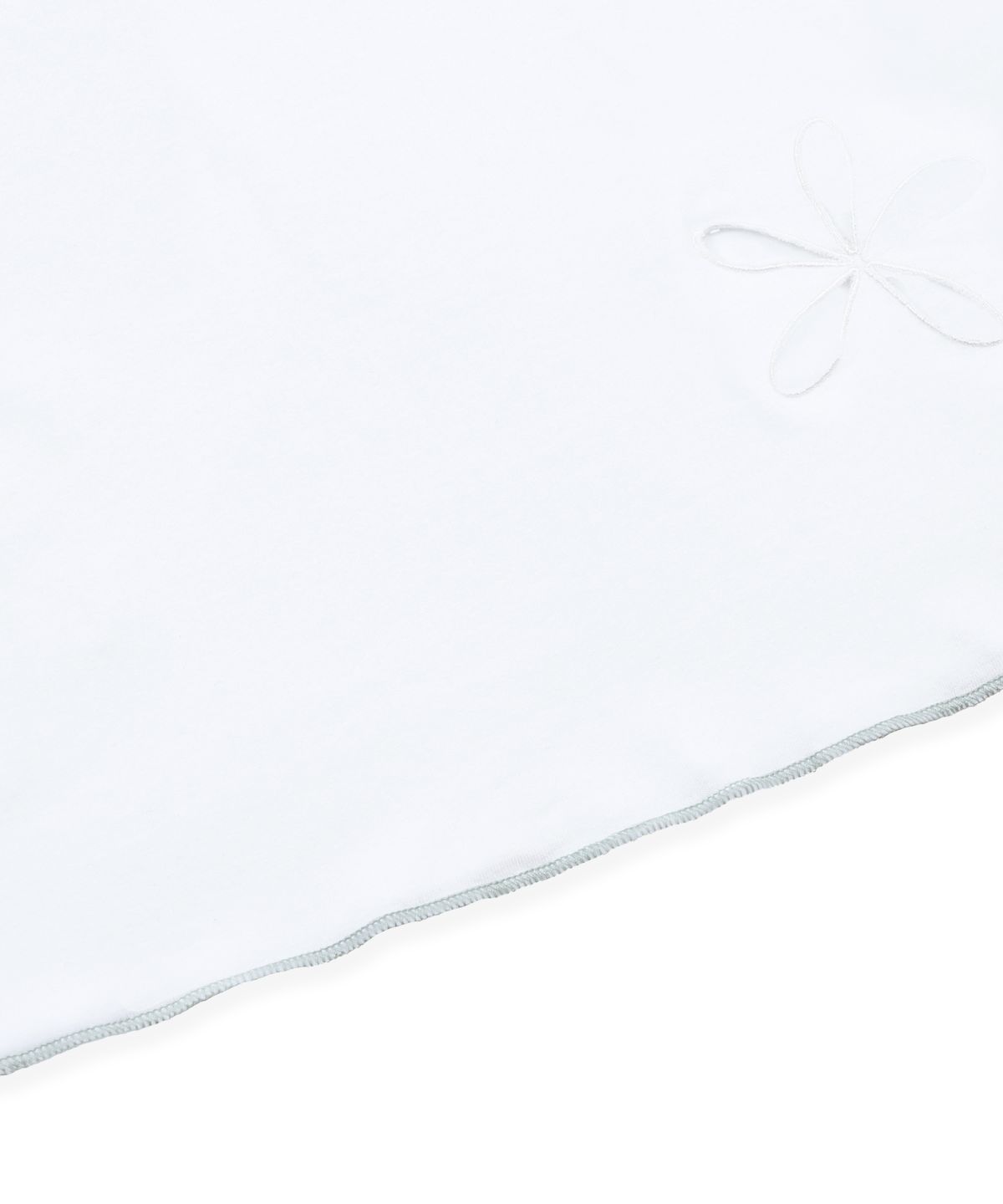 루나키후(RuNaKi'Hu') WXT101 무구케 펀칭 체크 아플리케 티셔츠 (WHITE)