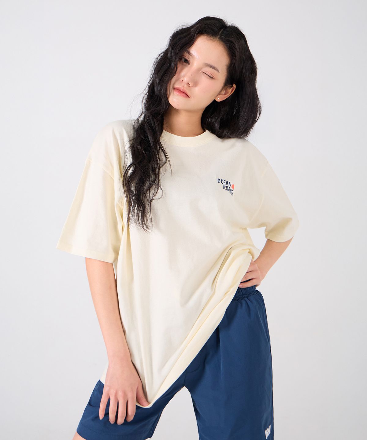 앨빈클로(ALVINCLO) OCEAN ROAMER 반팔티셔츠 AST3631 (3COLOR)