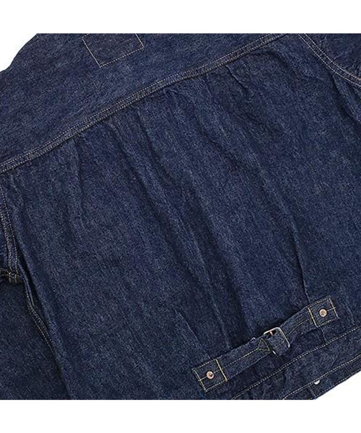 오어슬로우(ORSLOW) TYPE1 PLEATED FRONT DENIM BLOUSE - ONE WASH