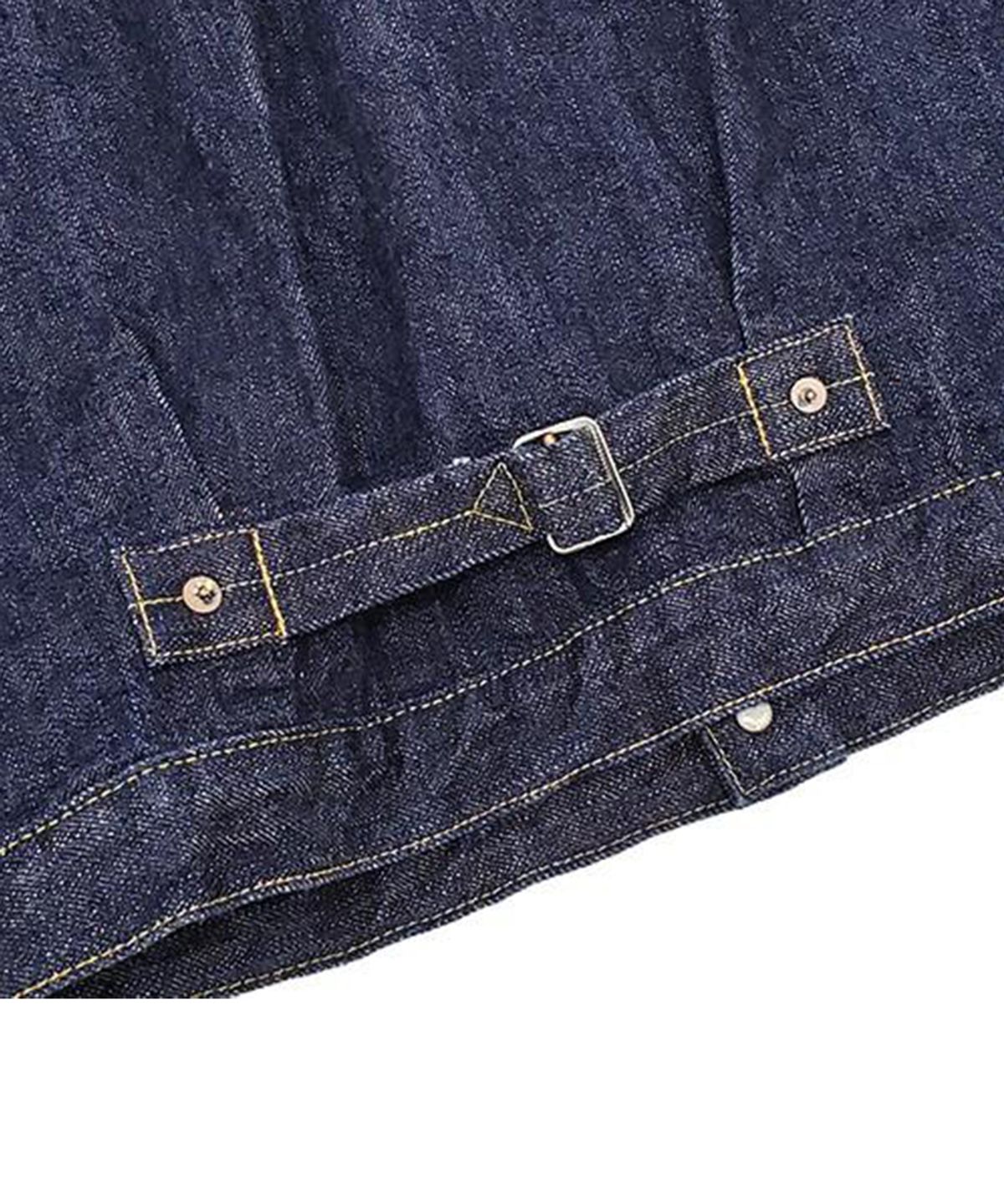 오어슬로우(ORSLOW) TYPE1 PLEATED FRONT DENIM BLOUSE - ONE WASH