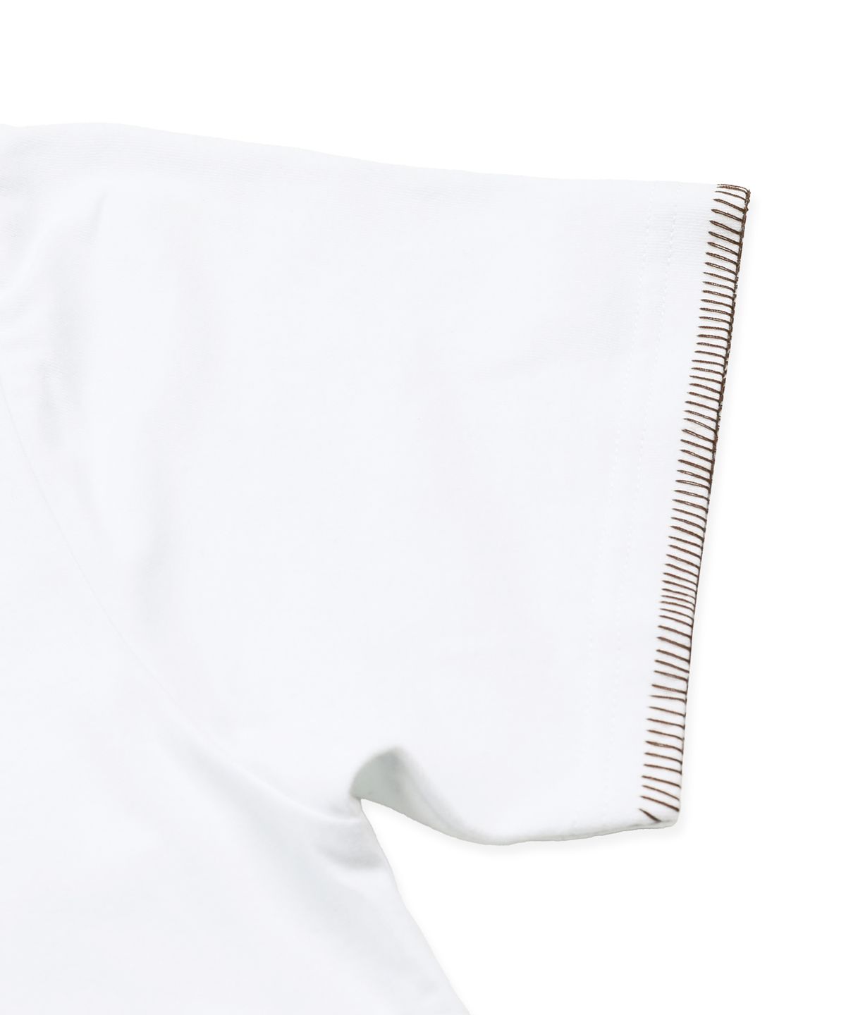 루나키후(RuNaKi'Hu') WXT098 오카에리 체크 아플리케 티셔츠 (WHITE)