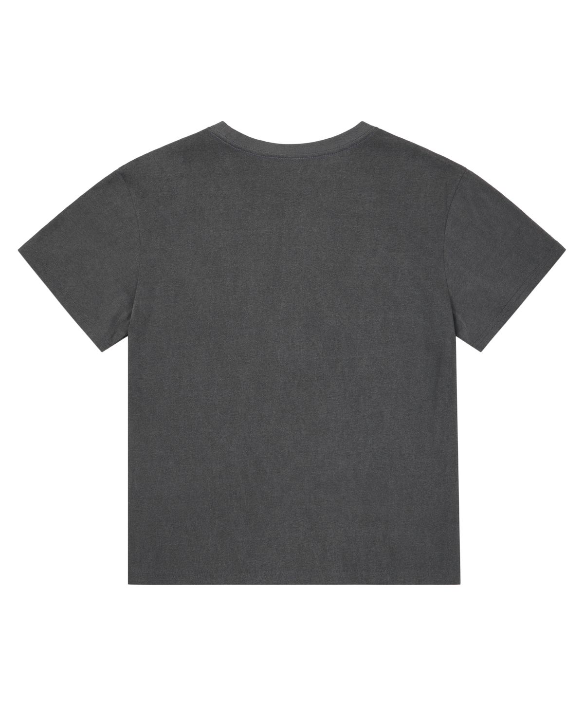 아캄(AAKAM) Mosaic Cross Half Top (Dark Gray)