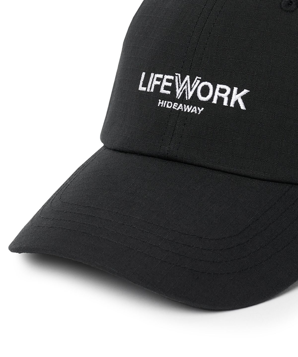라이프워크(LIFEWORK) LITE 핏 심플로고 언스트럭쳐 볼캡