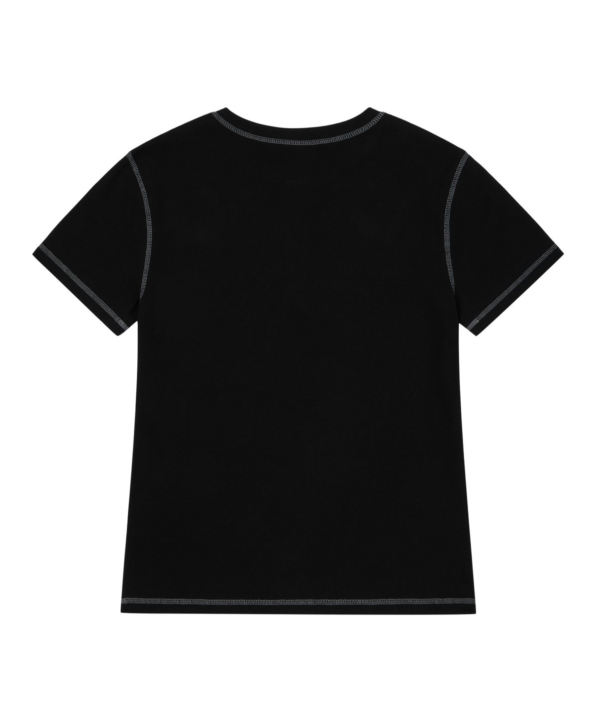 아캄(AAKAM) Tread Henry Neck Half Top (Black)