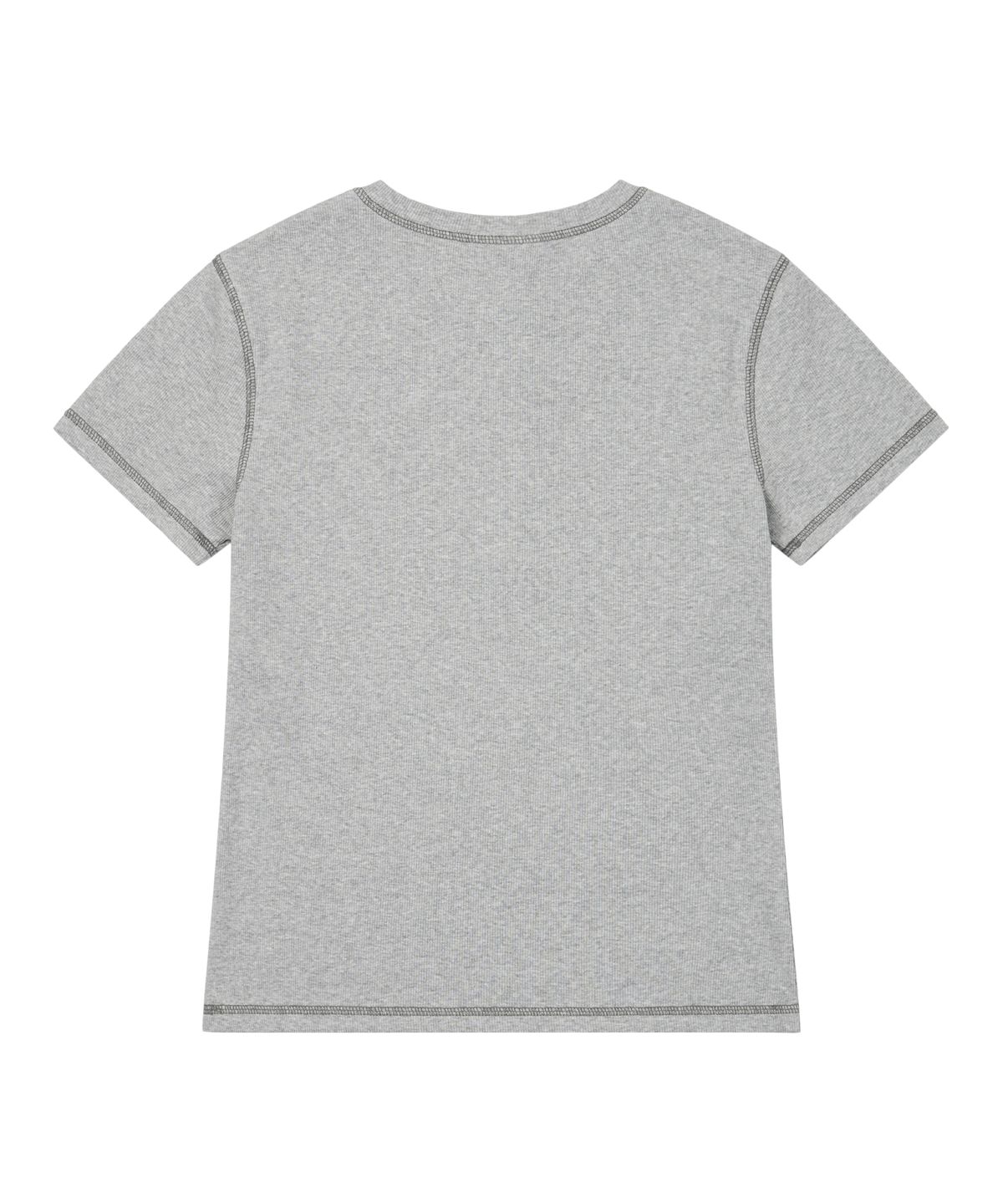 아캄(AAKAM) Tread Henry Neck Half Top (Gray)