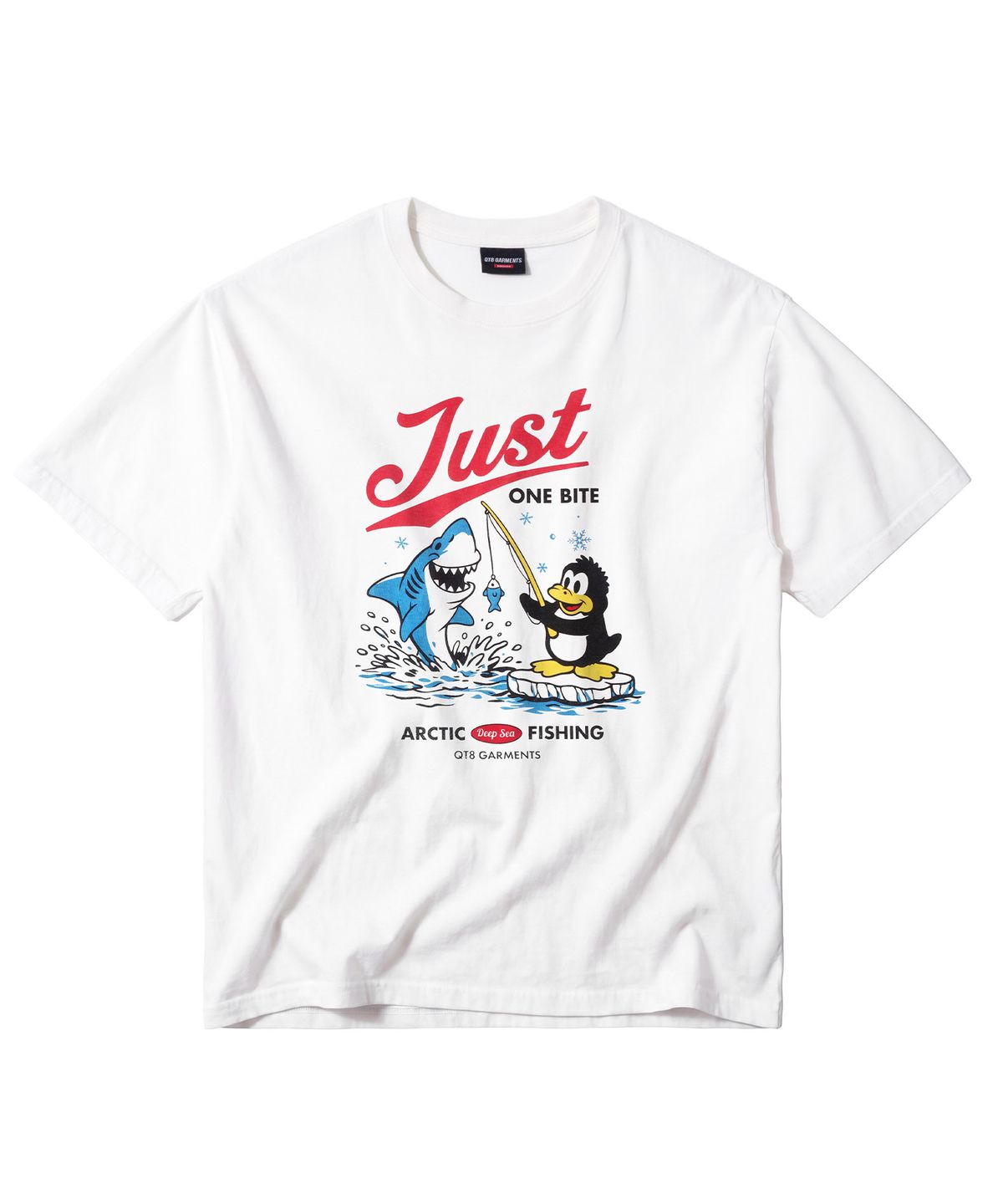 큐티에잇 가먼츠(QT8 GARMENTS) LB One Bite Washed Tee (Ivory)