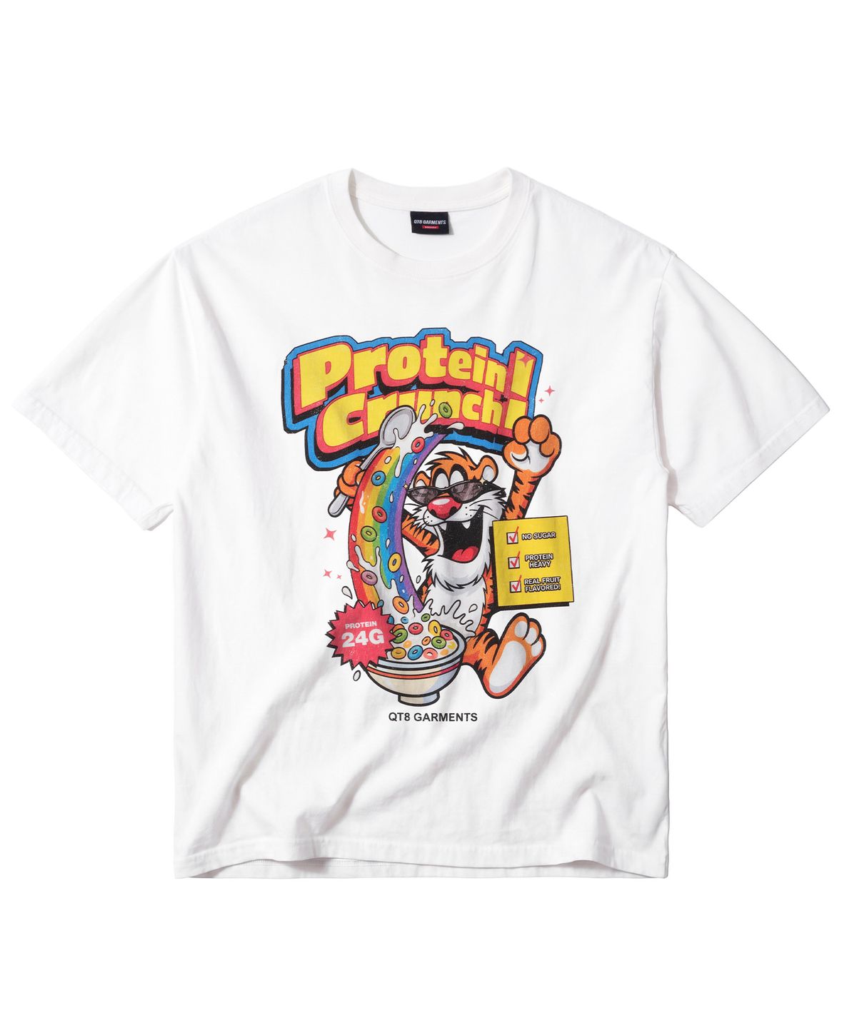 큐티에잇 가먼츠(QT8 GARMENTS) LB Protein Crunch 2 Washed Tee (Ivory)