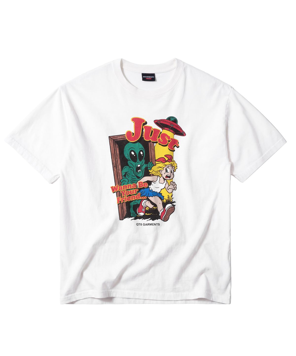 큐티에잇 가먼츠(QT8 GARMENTS) LB Just Wanna Be Washed Tee (Ivory)