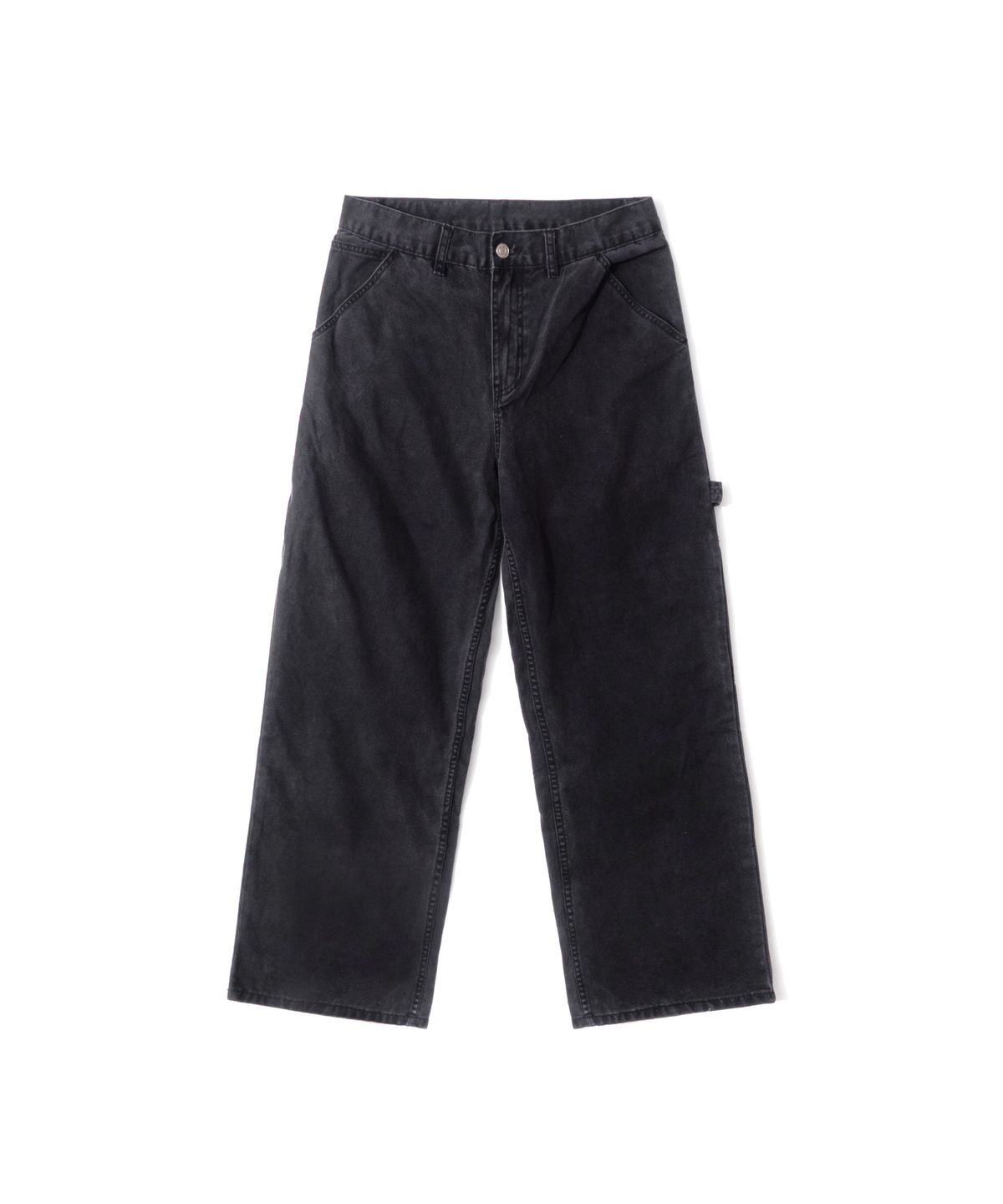 큐티에잇 가먼츠(QT8 GARMENTS) LB Washed Oxford Carpenter Pants (Black)