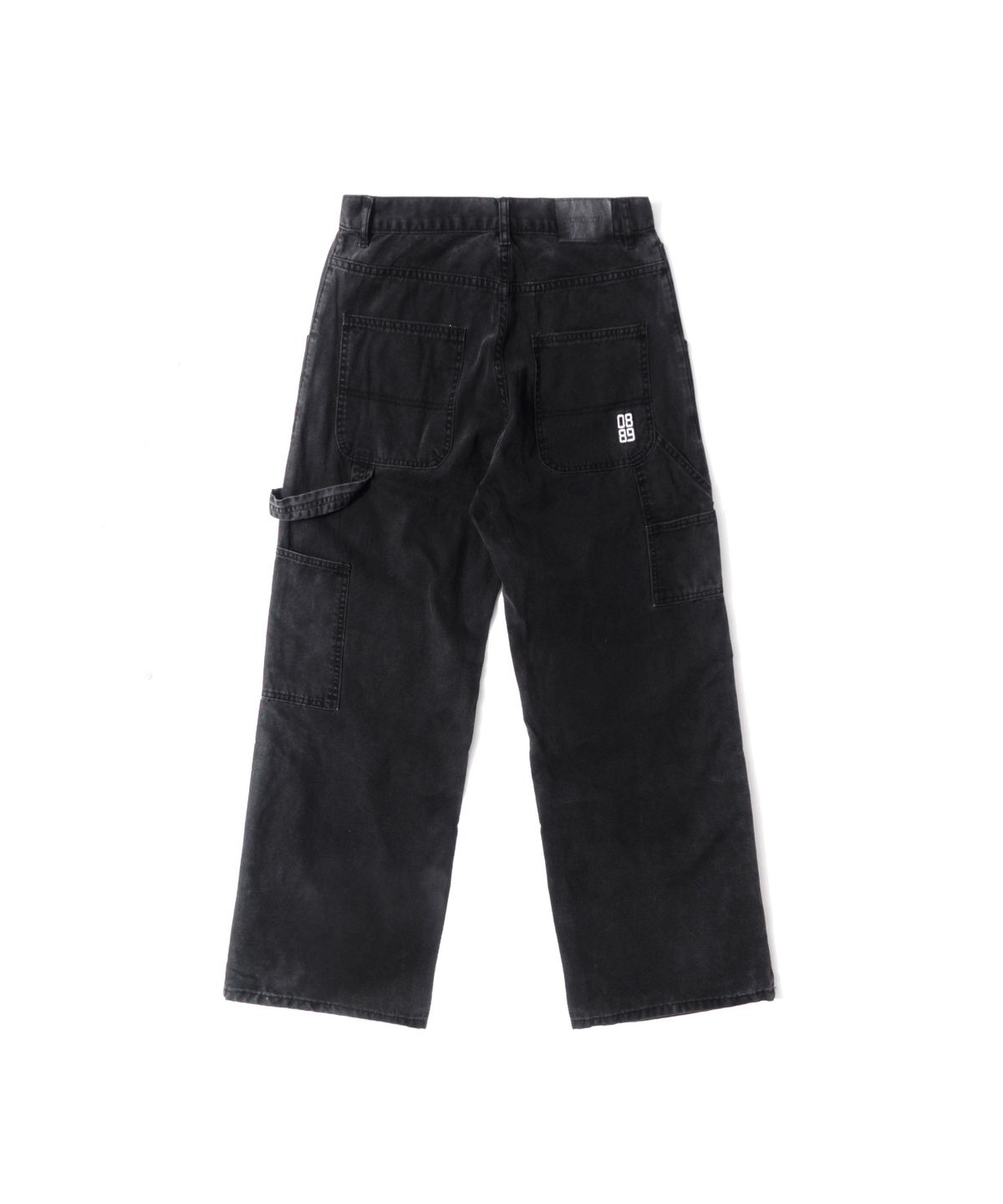 큐티에잇 가먼츠(QT8 GARMENTS) LB Washed Oxford Carpenter Pants (Black)
