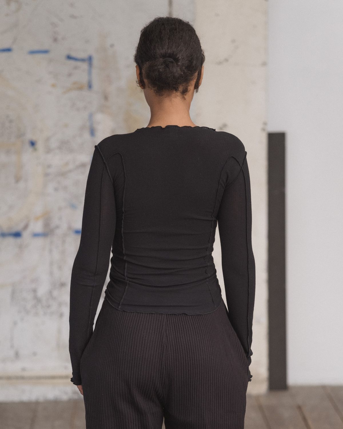 베이스레인지(BASERANGE) XX OMATO LONG SLEEVE (COTTON RIB)