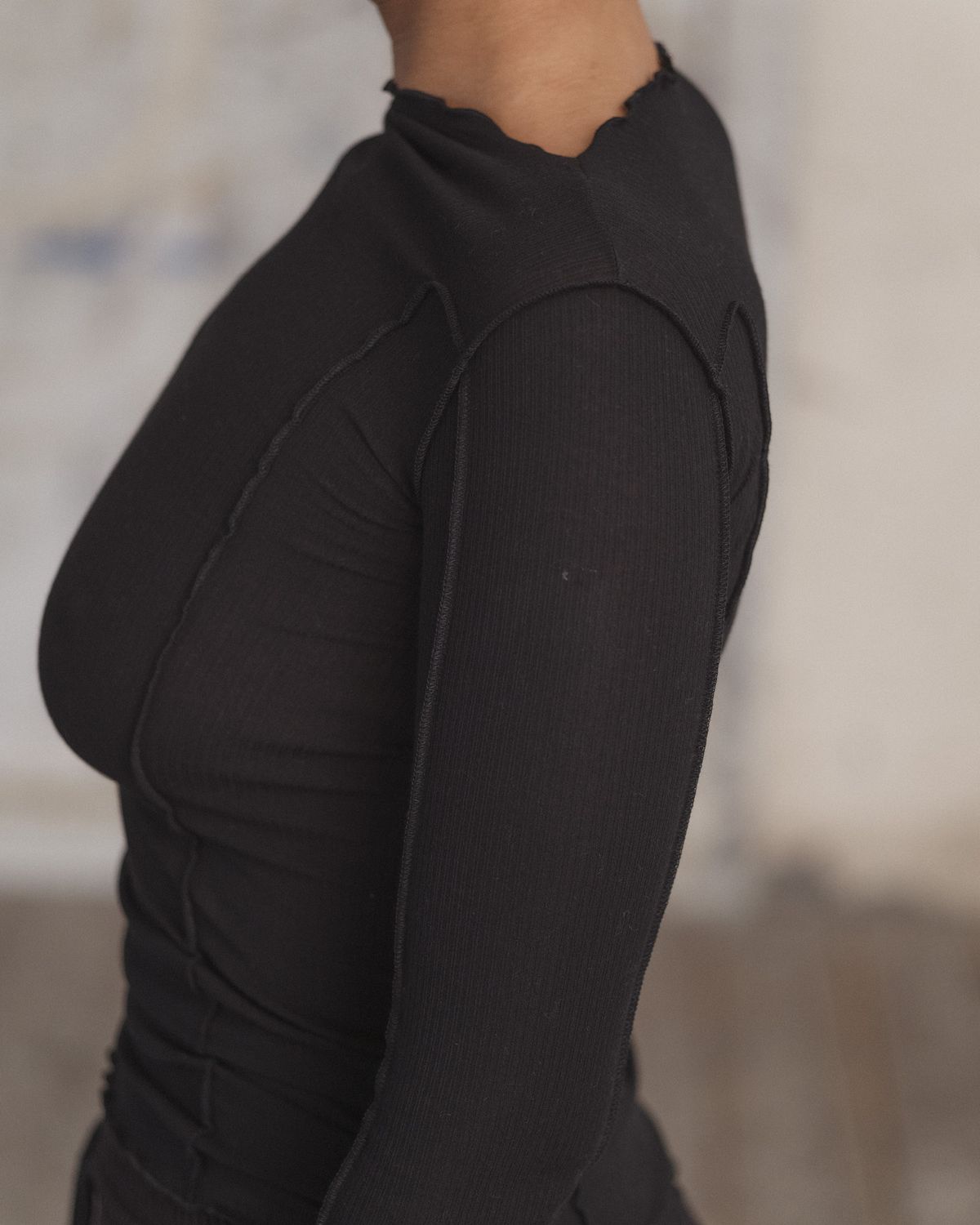 베이스레인지(BASERANGE) XX OMATO LONG SLEEVE (COTTON RIB)