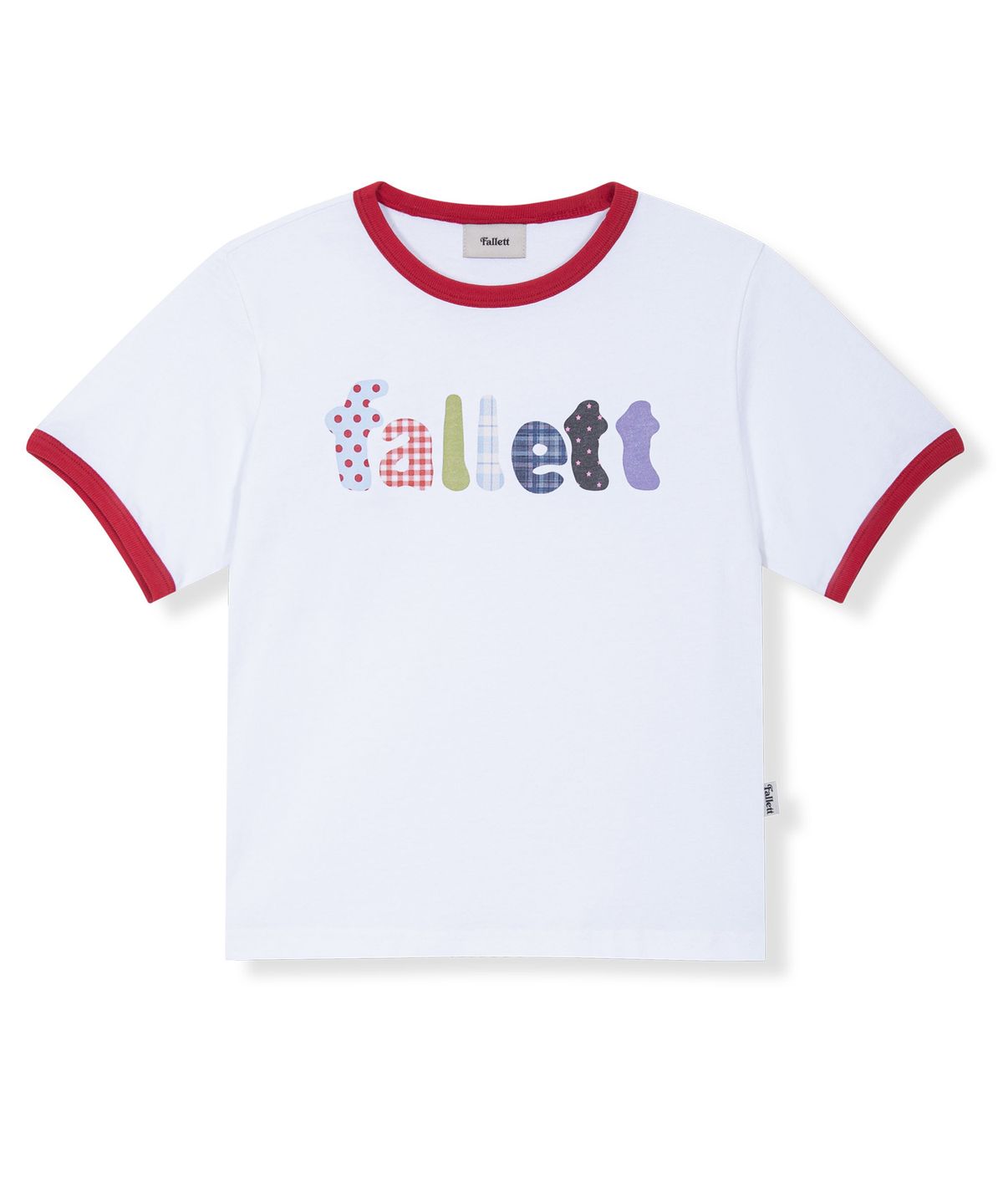 팔렛(FALLETT) 링거티셔츠 화이트