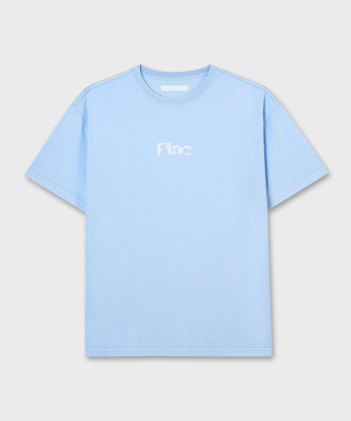 플랙(PLAC) 피그먼트 블러 로고 티셔츠 3colors