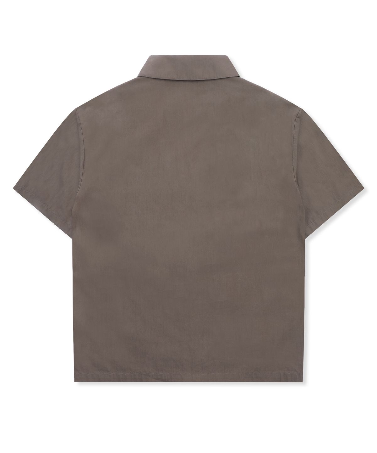 엑스톤즈(XTONZ) XTS044 러버 아플리케 크롭 셔츠 (BROWN)