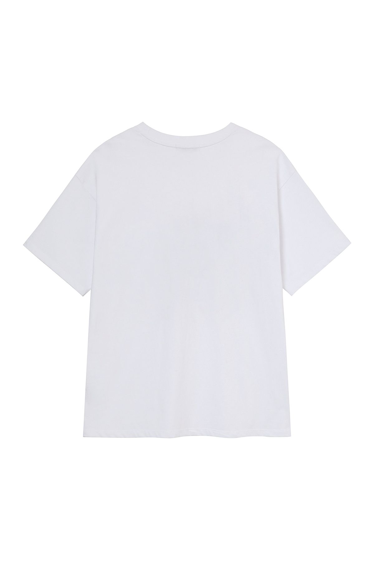 다이닛(DEINET) BAND GRAPHIC T-SHIRT IN WHITE