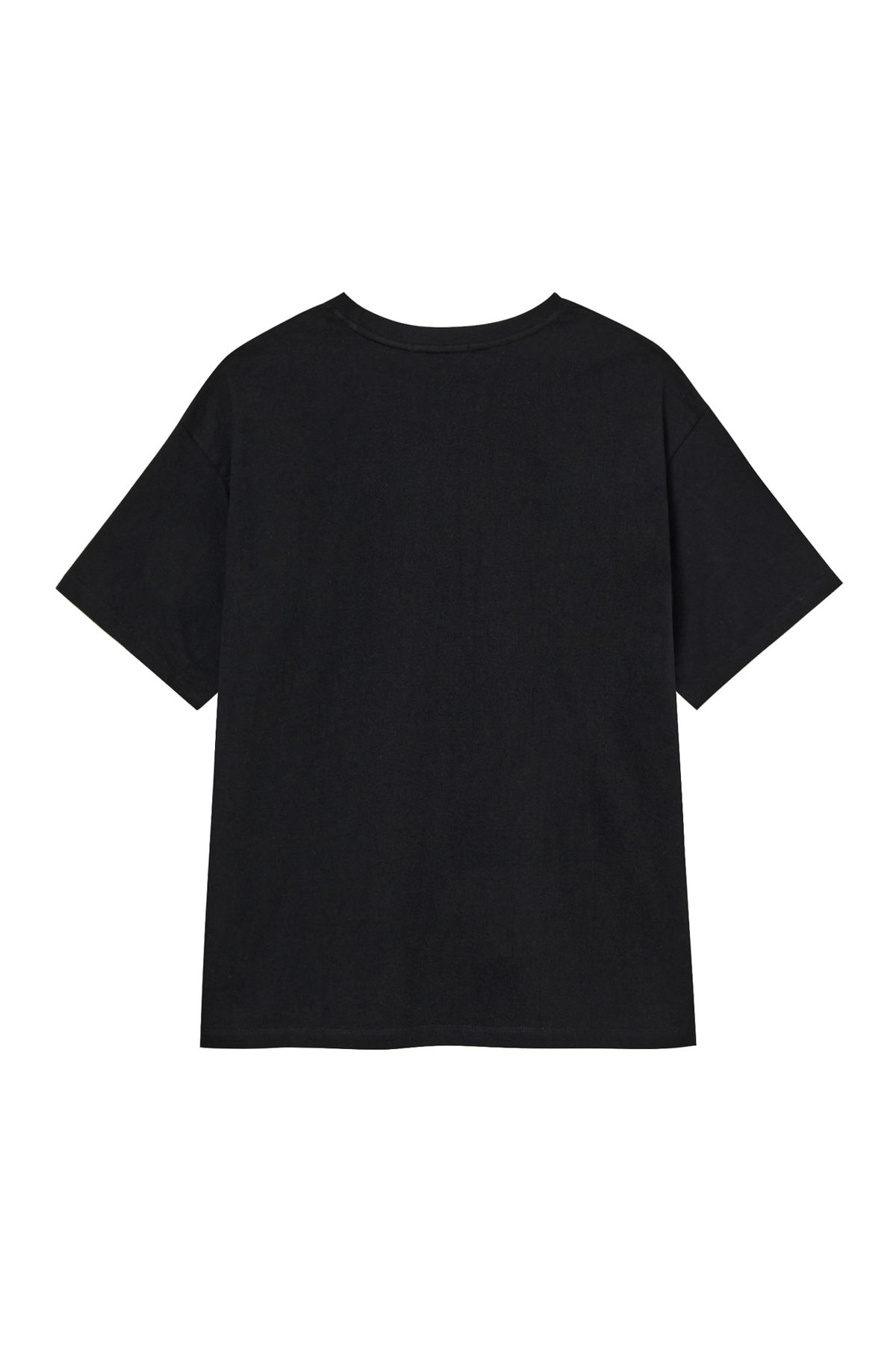 다이닛(DEINET) BAND GRAPHIC T-SHIRT IN BLACK