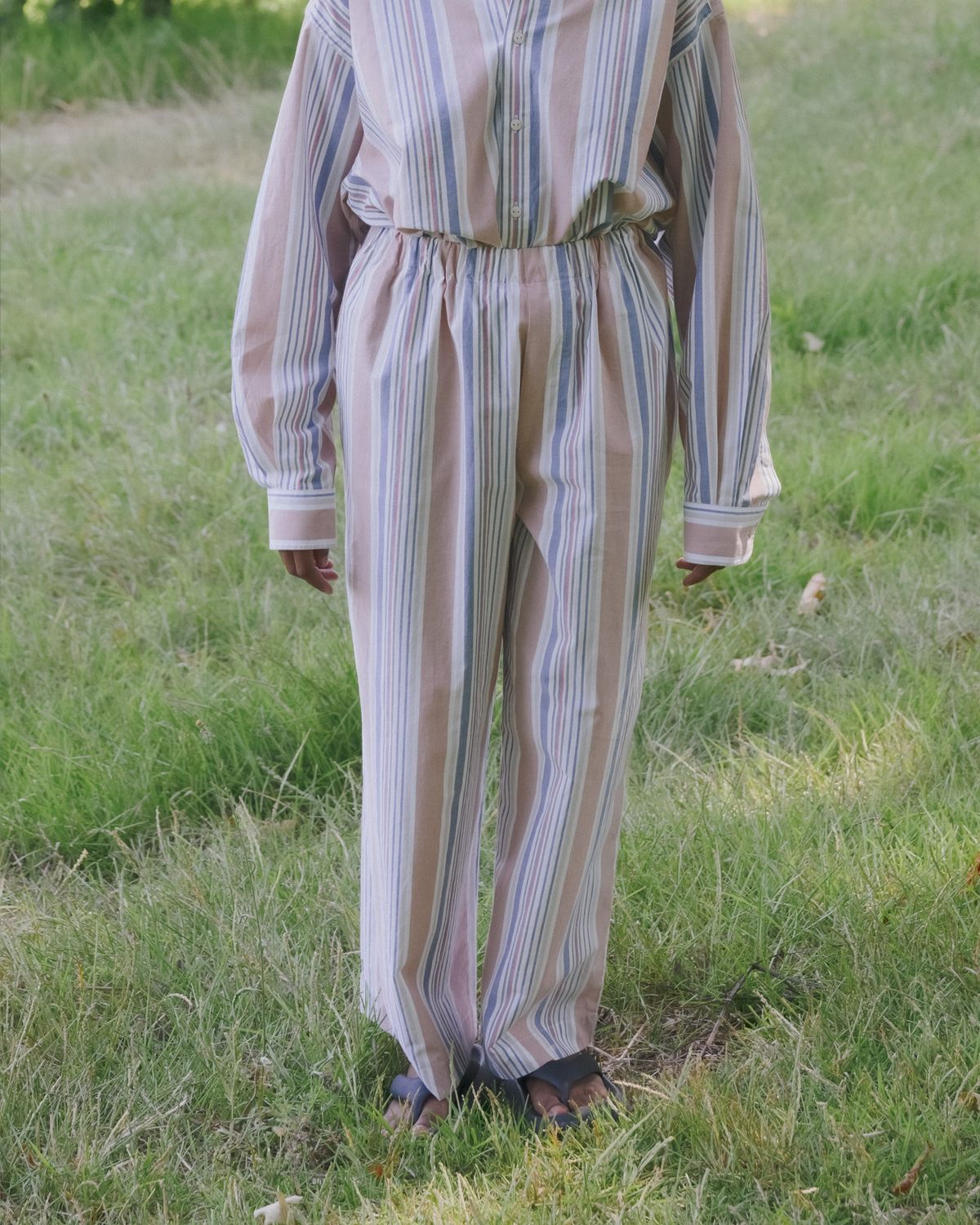 베이스레인지(BASERANGE) CLAUDE PANTS (ORGANIC COTTON POPLIN)