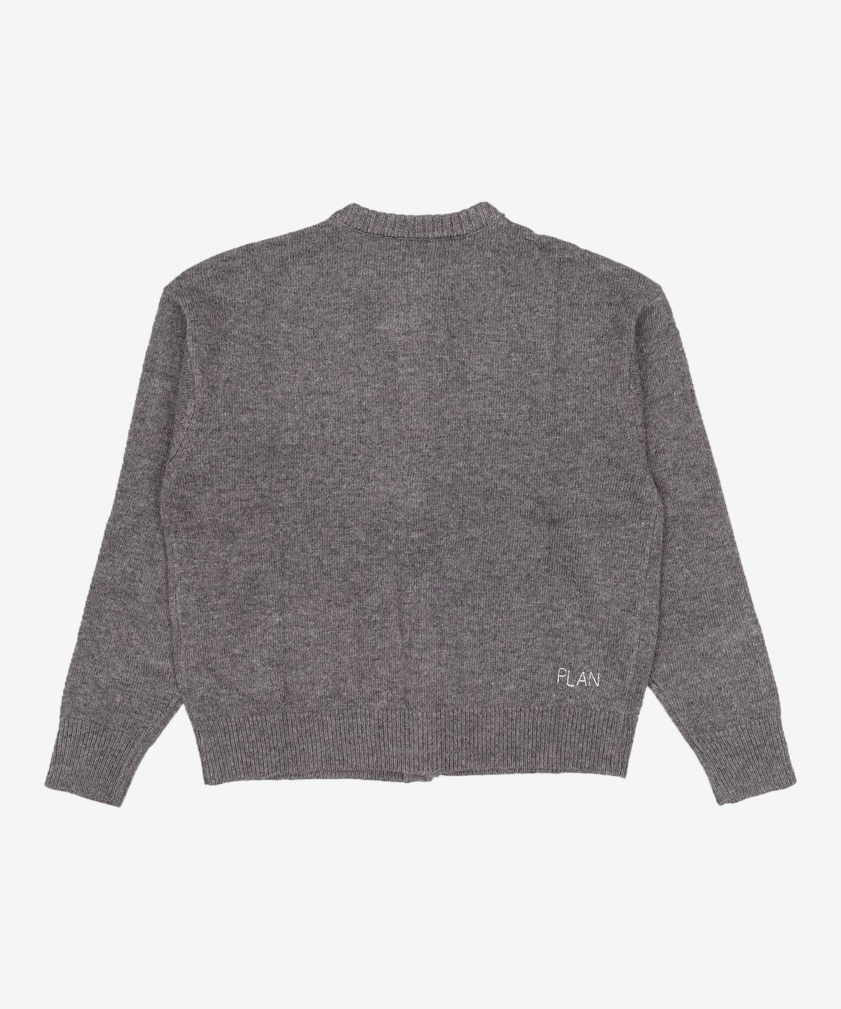 마틴플랜(MARTIN PLAN) Plan Embroidery Cardigan - GREY S
