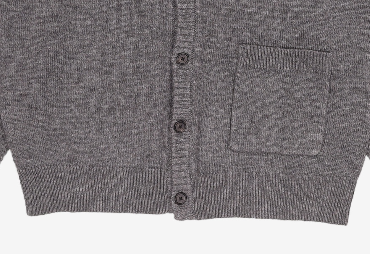 마틴플랜(MARTIN PLAN) Plan Embroidery Cardigan - GREY S
