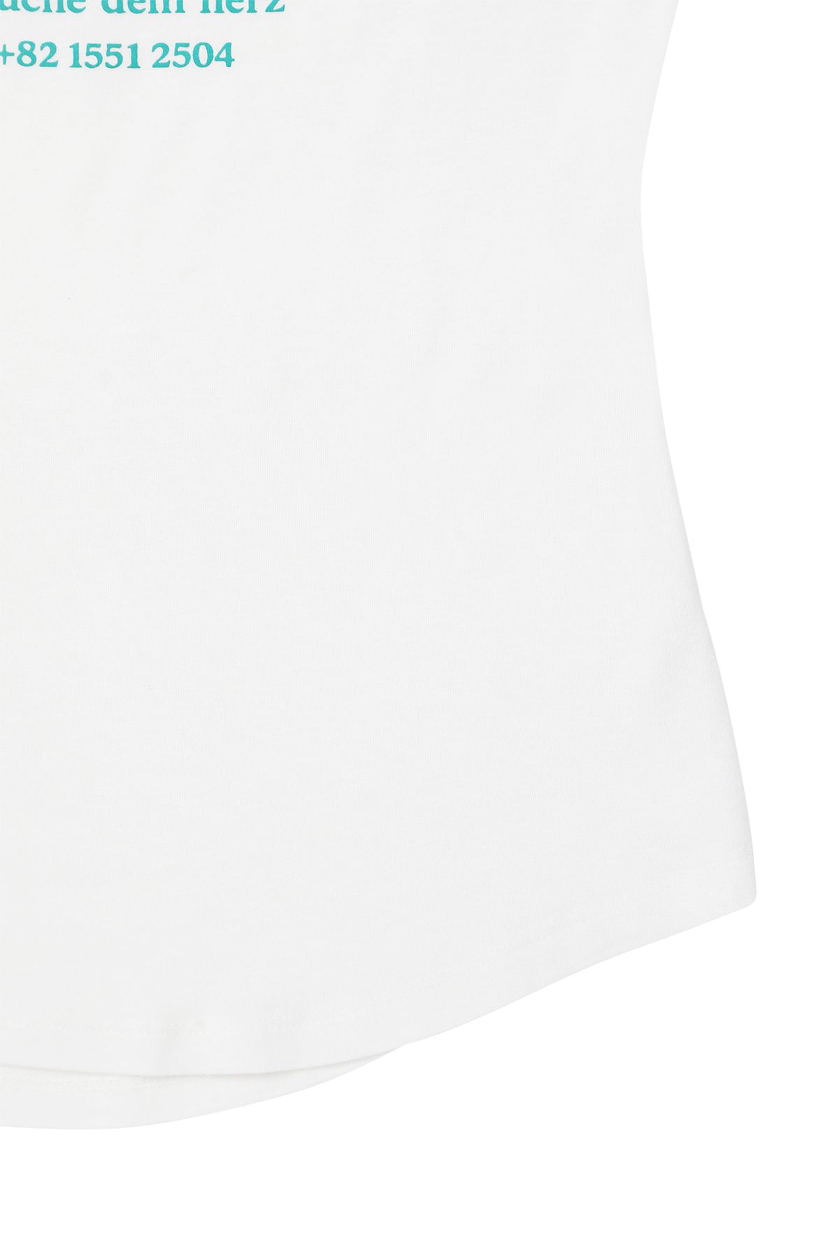 다이닛(DEINET) V-NECK LETTERING SLEEVELESS IN WHITE